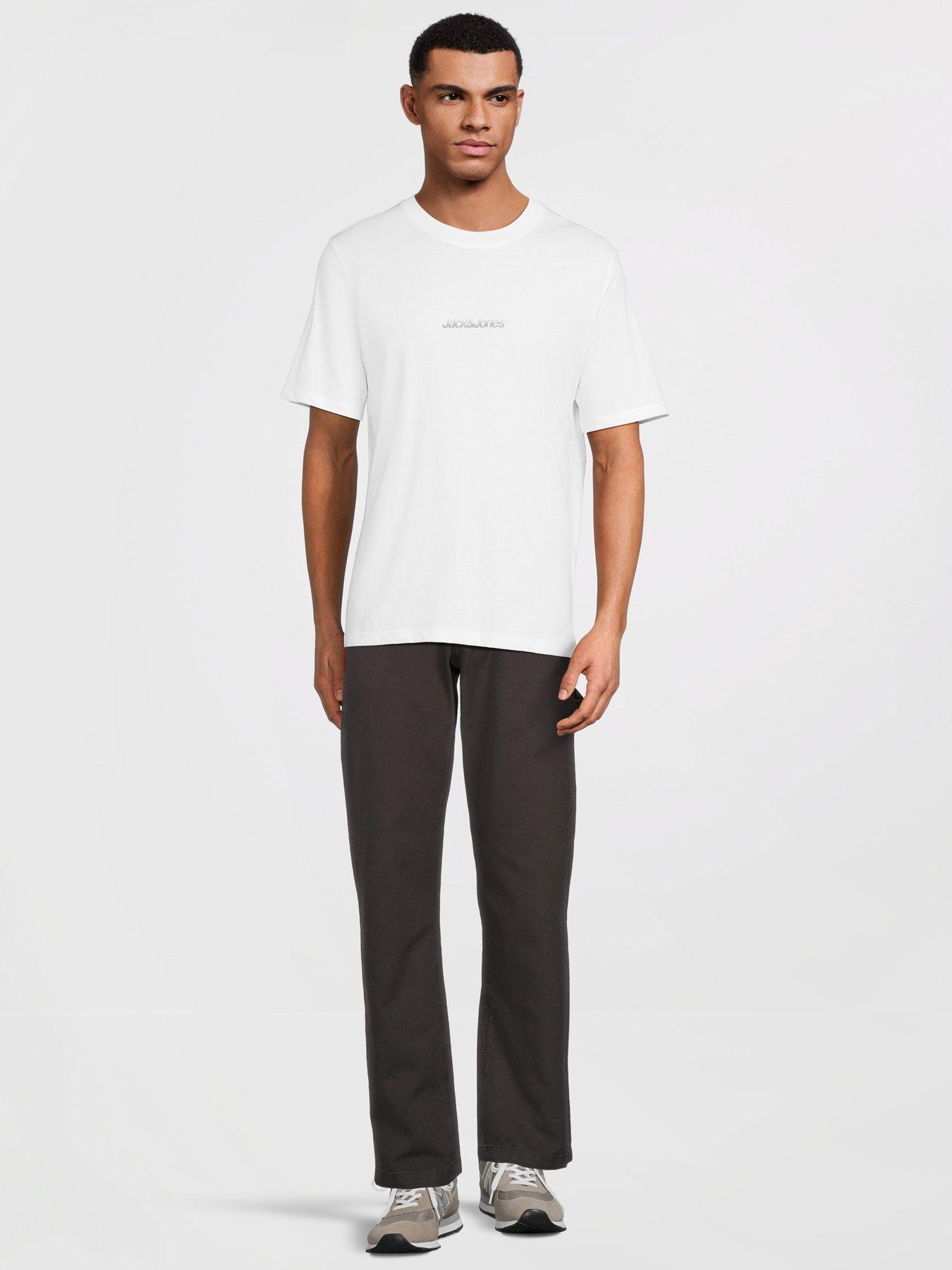 Image 4 of 7 of Jack & Jones Echo Graphic T-Shirt 3 Pack - Multi
