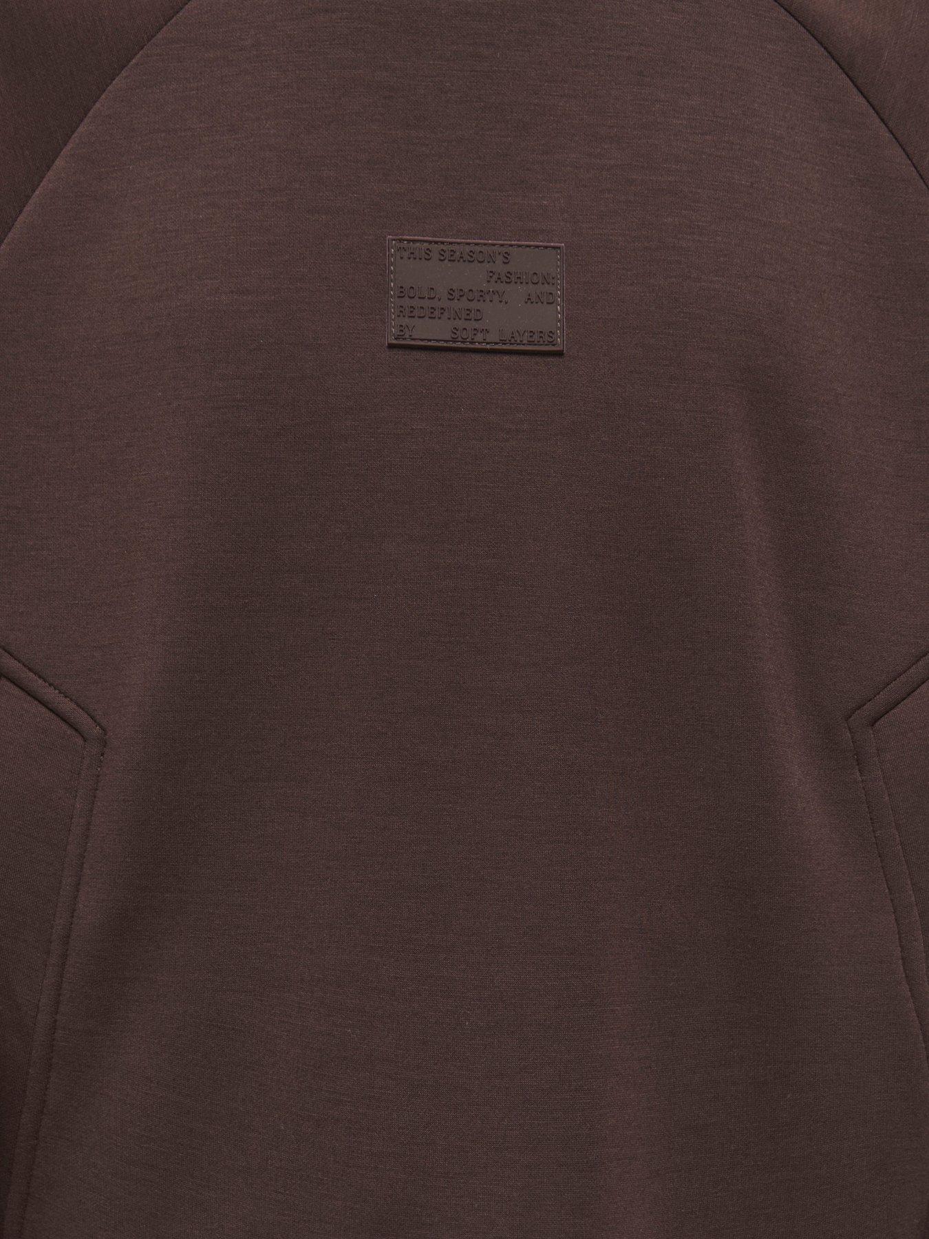 Image 3 of 3 of Only Kids Girls Soft Handle Co-Ord Sweatshirt - Brown