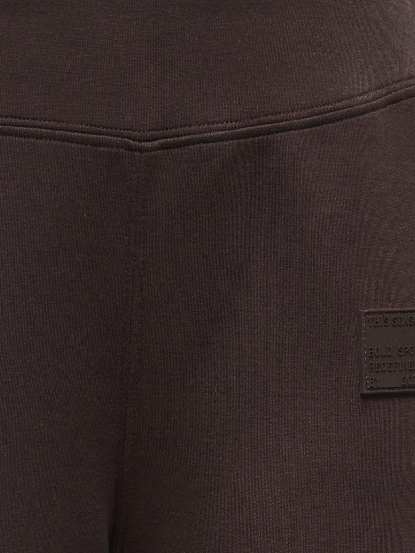 Image 4 of 4 of Only Kids Girls Soft Handle Co-Ord Stripe Sweat Pants - Brown