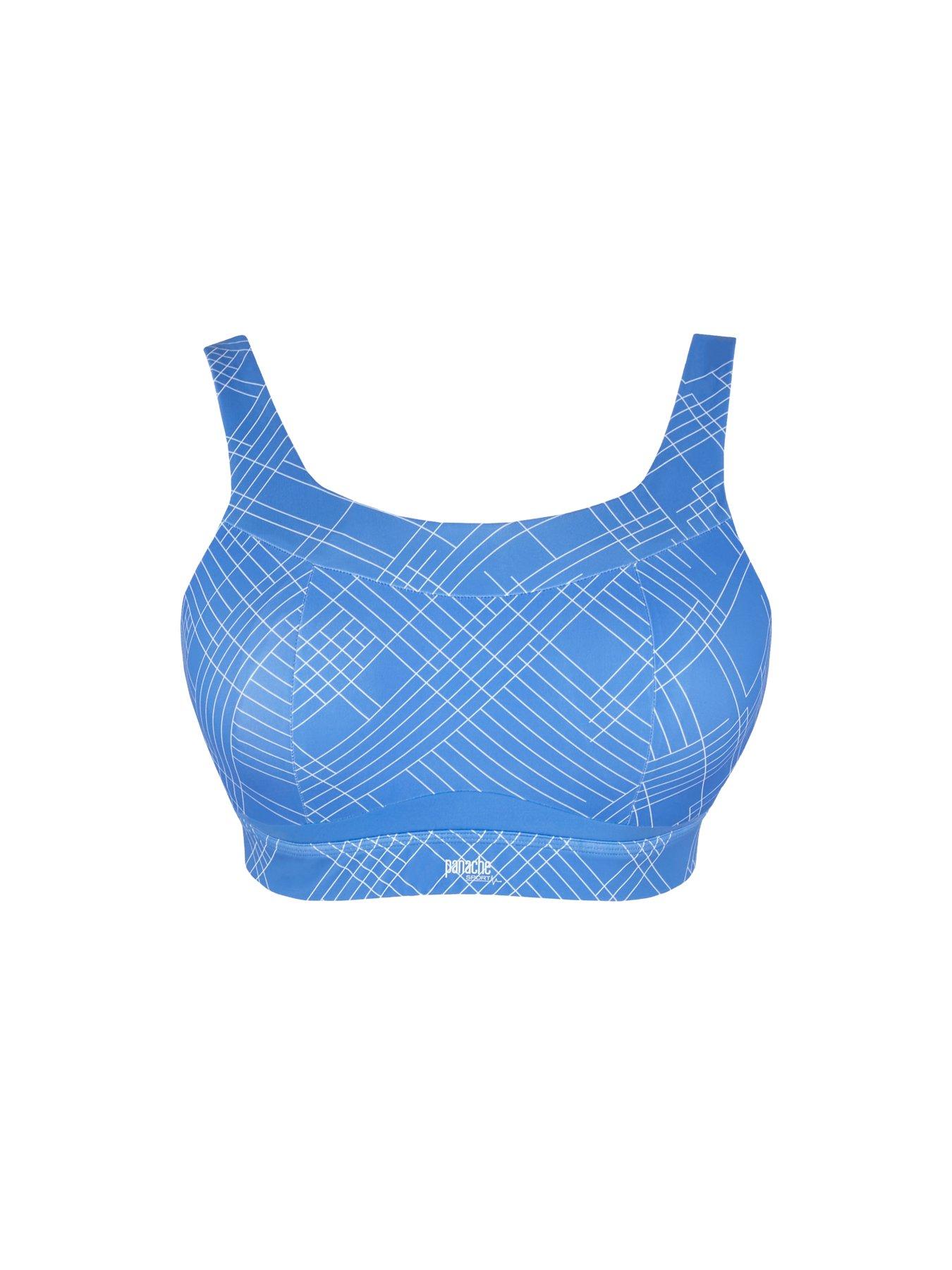 Image 6 of 6 of Panache Sport Freedom Azure Non Wired Non Padded Sports Bra - Azure
