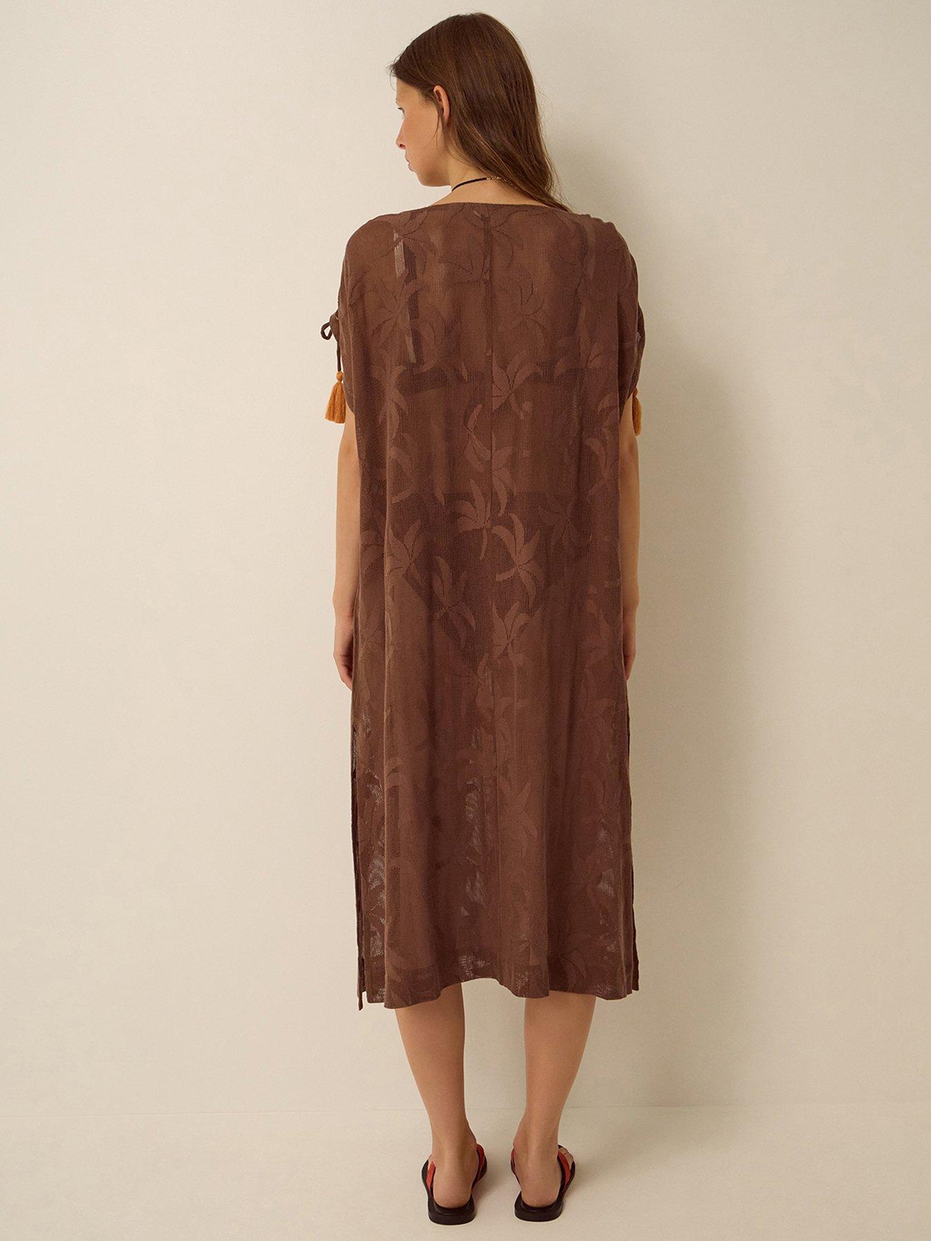 Image 2 of 6 of Monsoon Palma Jaquard Kaftan