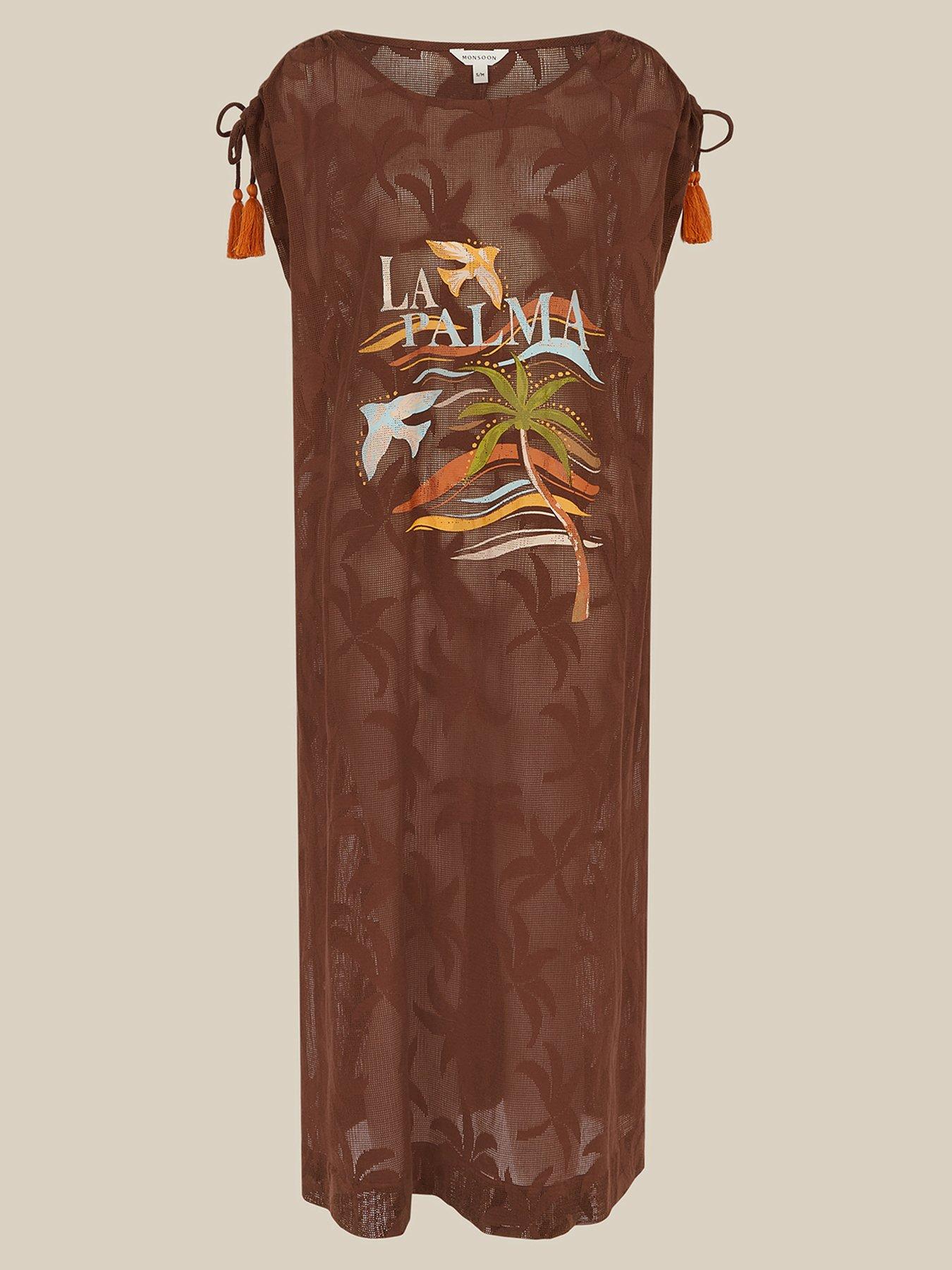 Image 6 of 6 of Monsoon Palma Jaquard Kaftan