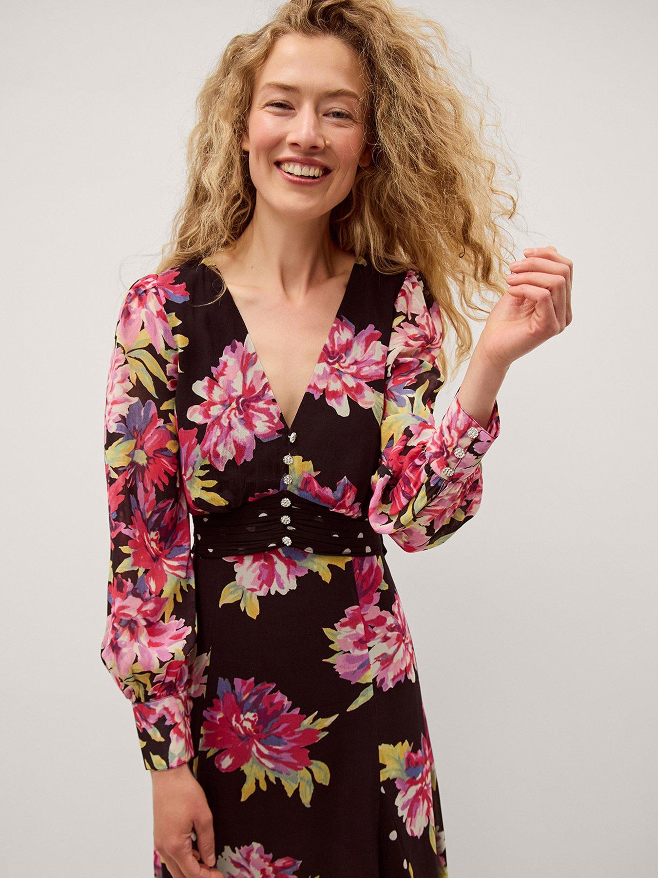 Image 3 of 6 of Monsoon Kiri Printed Dress