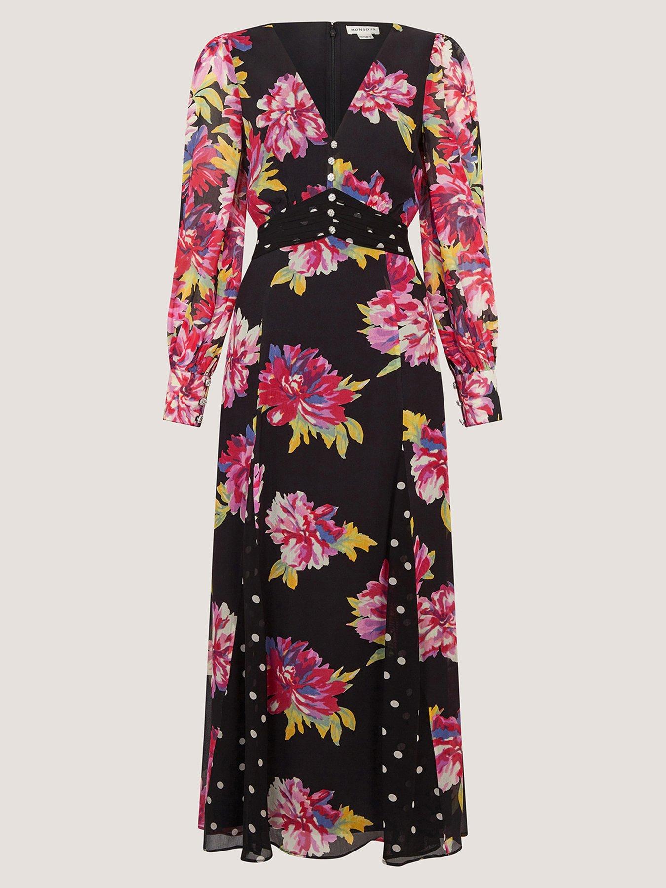 Image 6 of 6 of Monsoon Kiri Printed Dress
