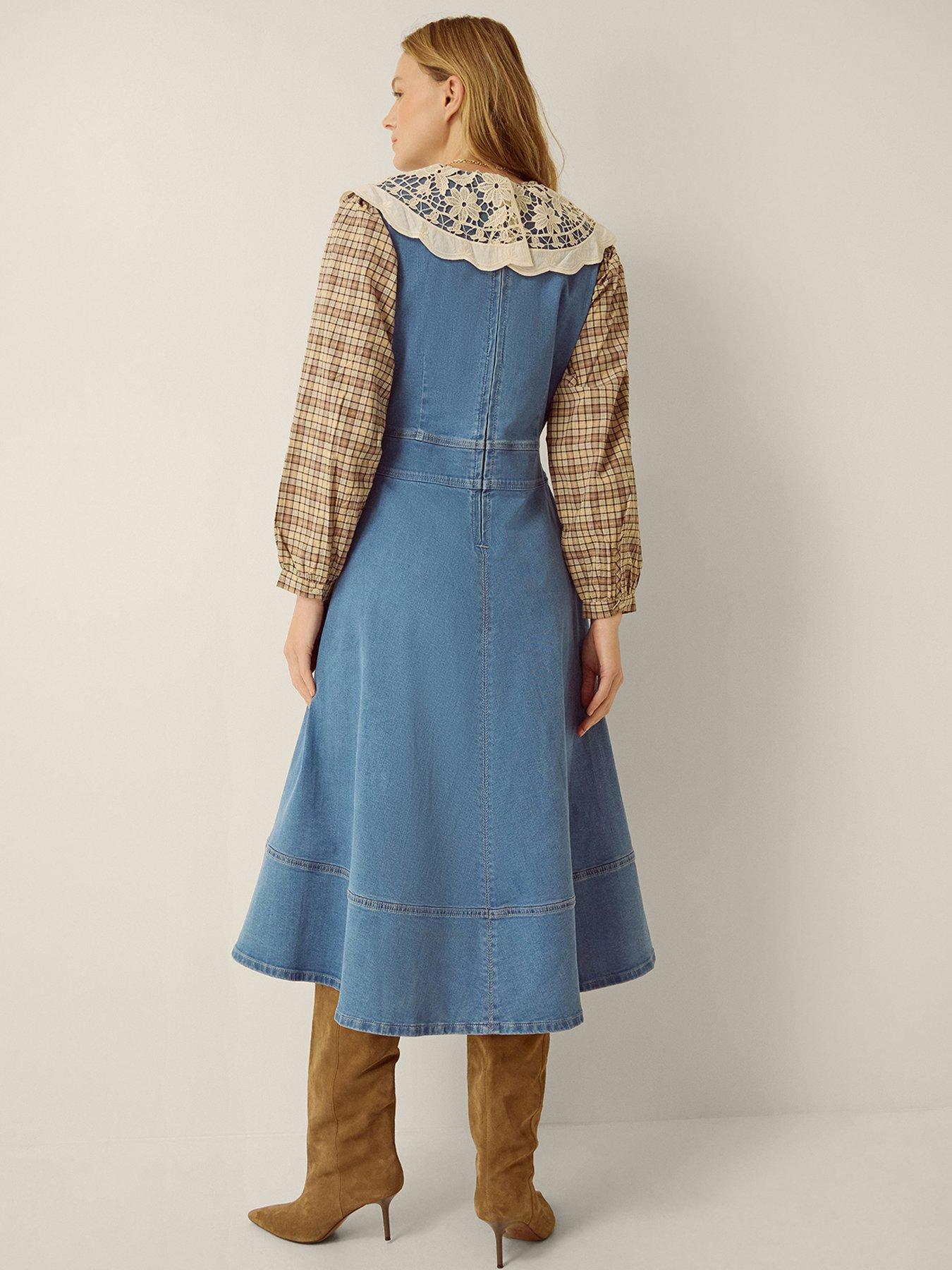 Image 2 of 5 of Monsoon Ella Denim Dress