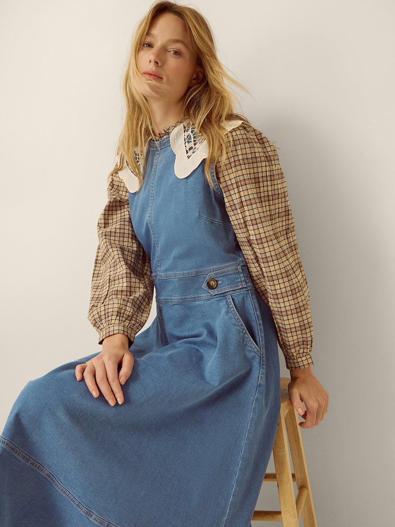 Image 3 of 5 of Monsoon Ella Denim Dress
