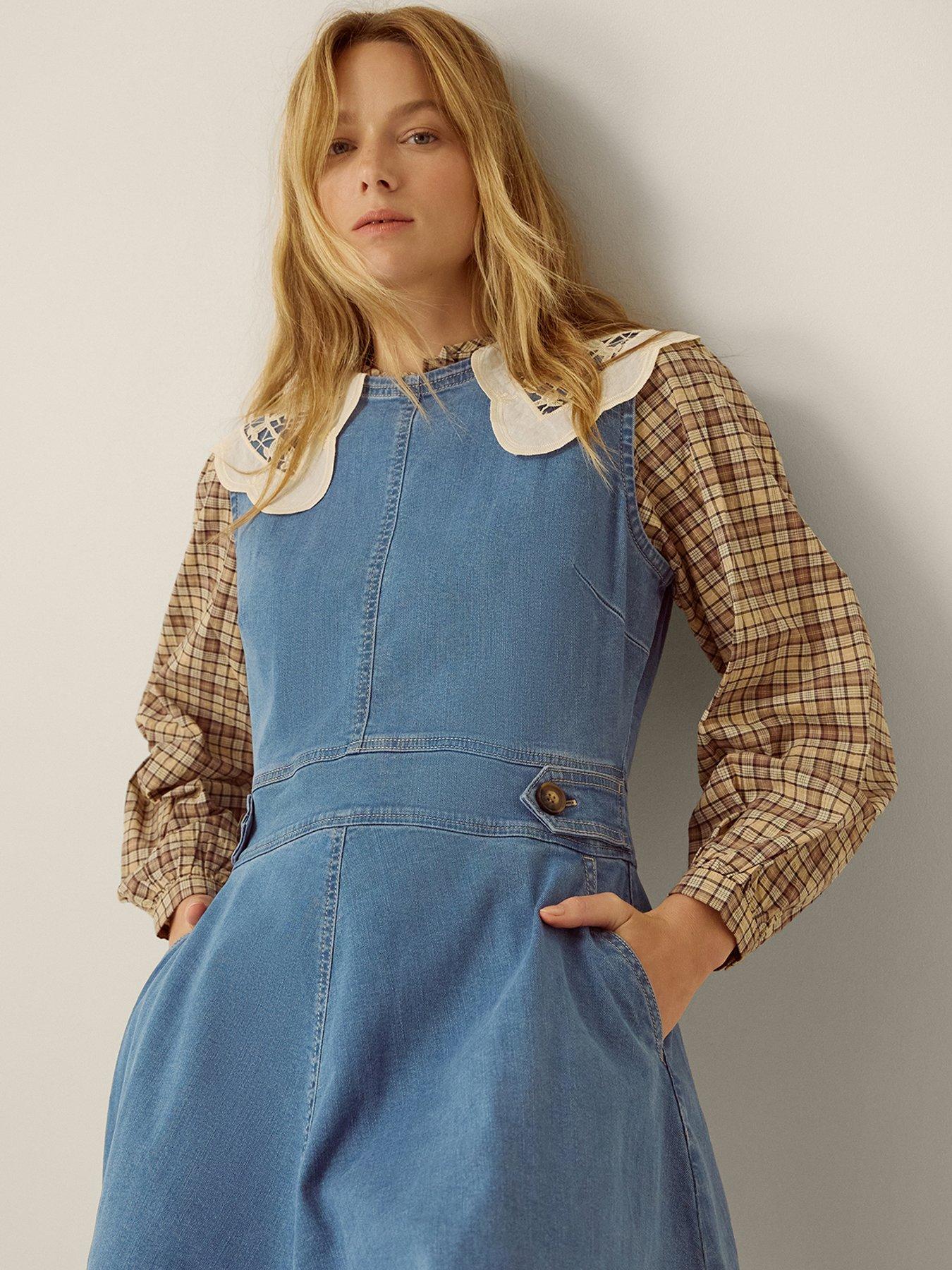 Image 4 of 5 of Monsoon Ella Denim Dress