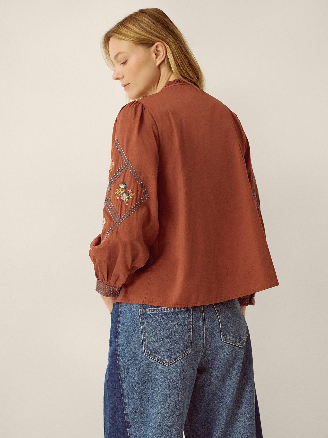 Image 2 of 5 of Monsoon Sadie Emb Shirt