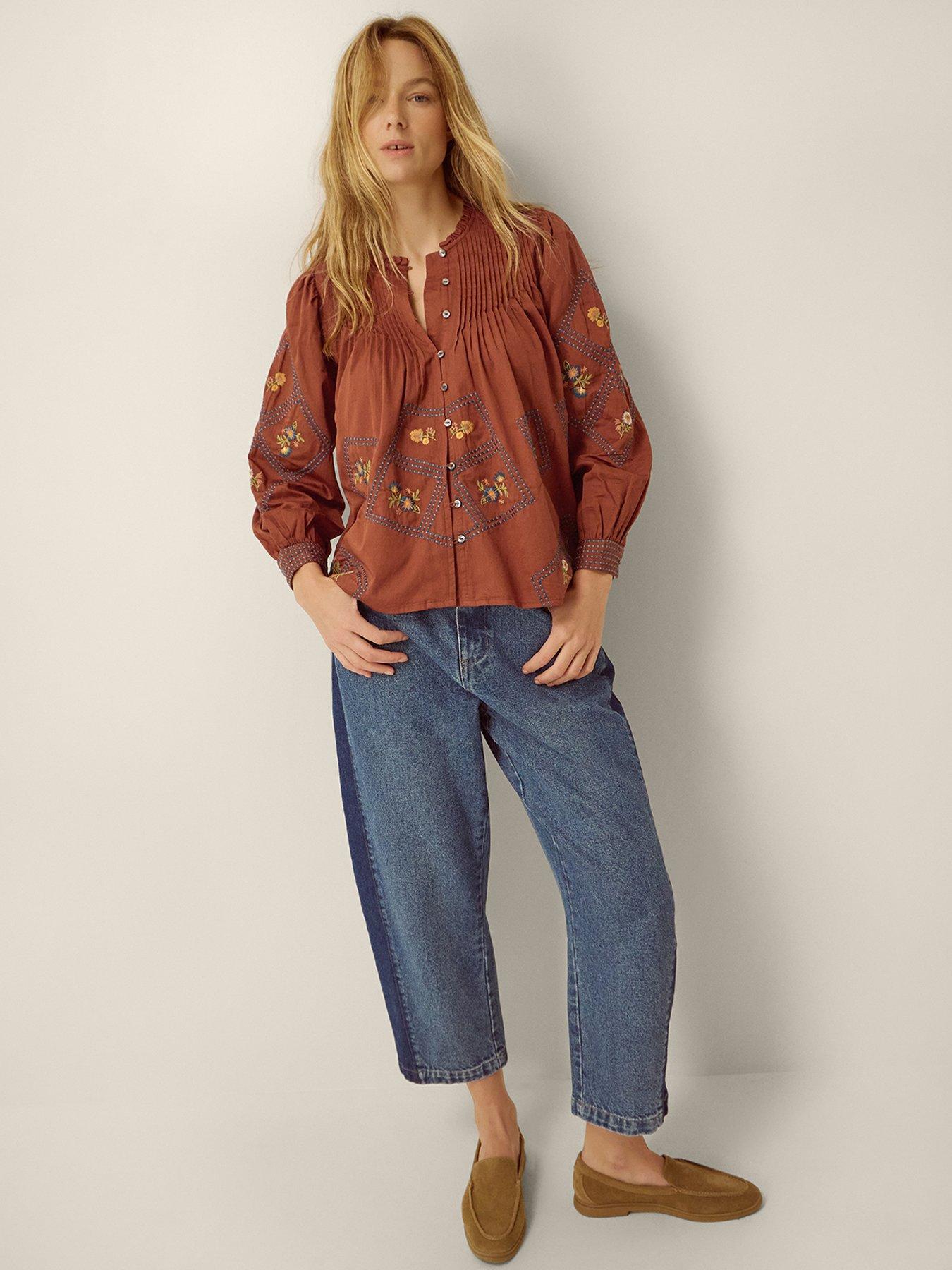Image 3 of 5 of Monsoon Sadie Emb Shirt