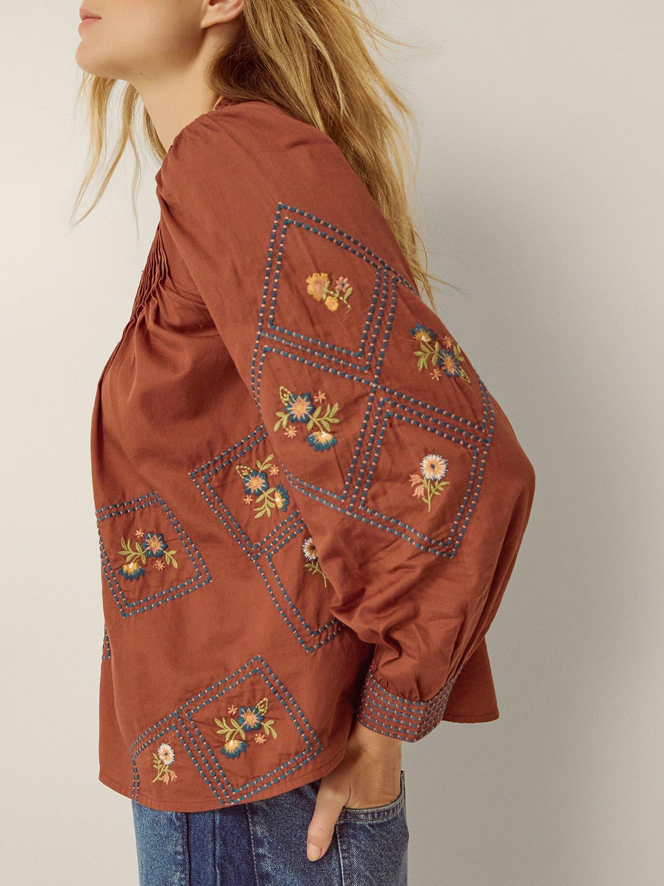 Image 4 of 5 of Monsoon Sadie Emb Shirt