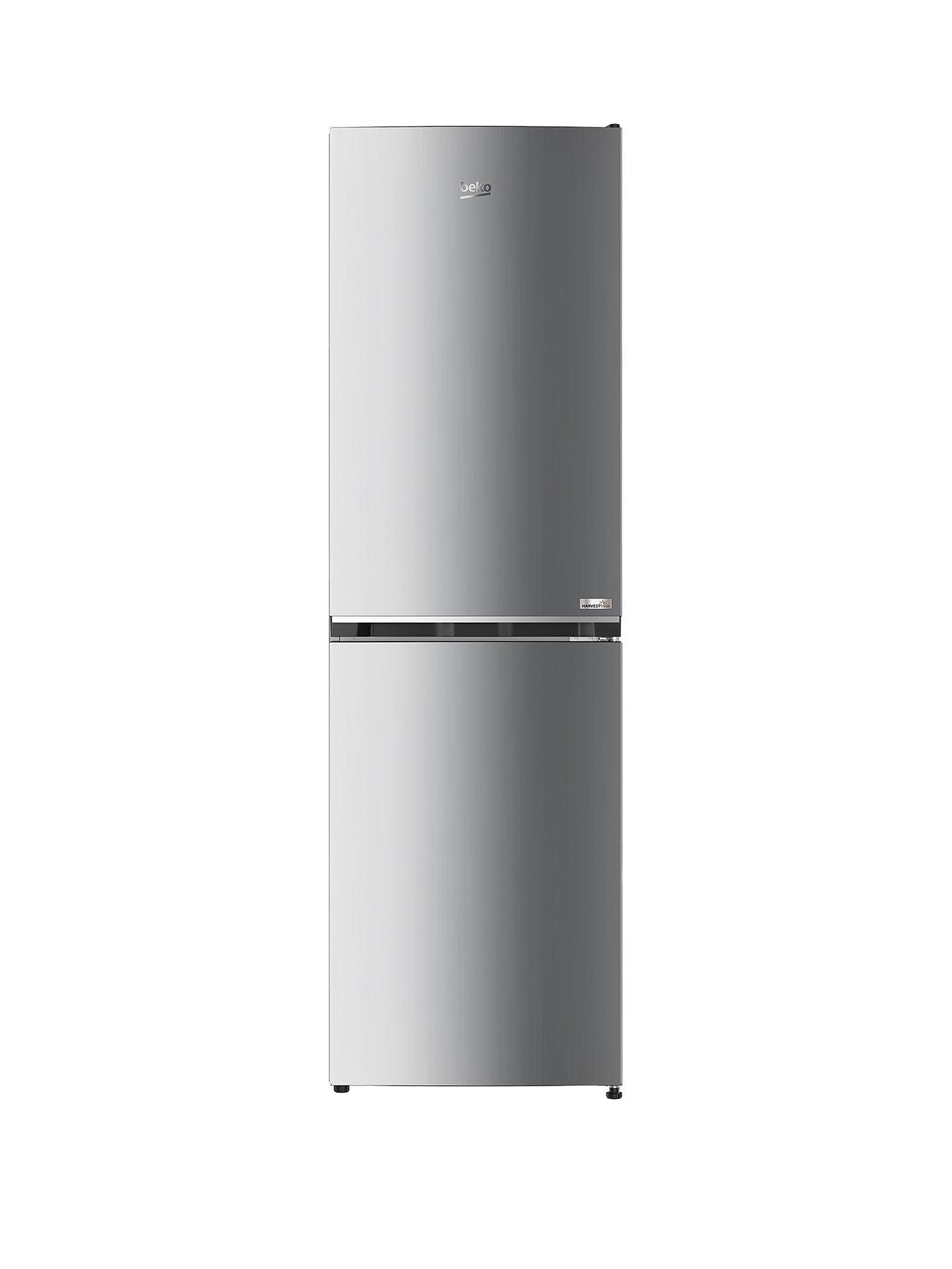 Image 1 of 3 of Beko CNE4552PS Freestanding Frost Free Fridge Freezer with Freezer Guard - Silver