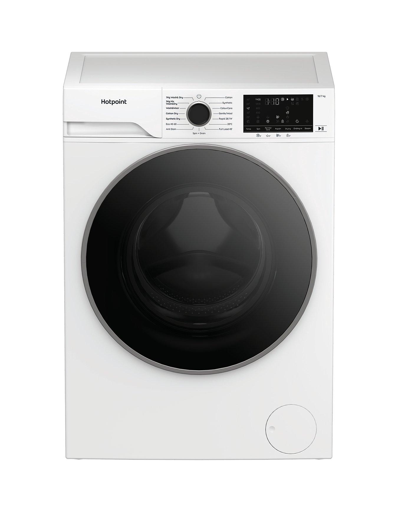 Hotpoint Hotpoint AntiStain HBD1781ANTISTAIN UK 10kg Wash/7kg Dry Washer Dryer with PetHairCare - White