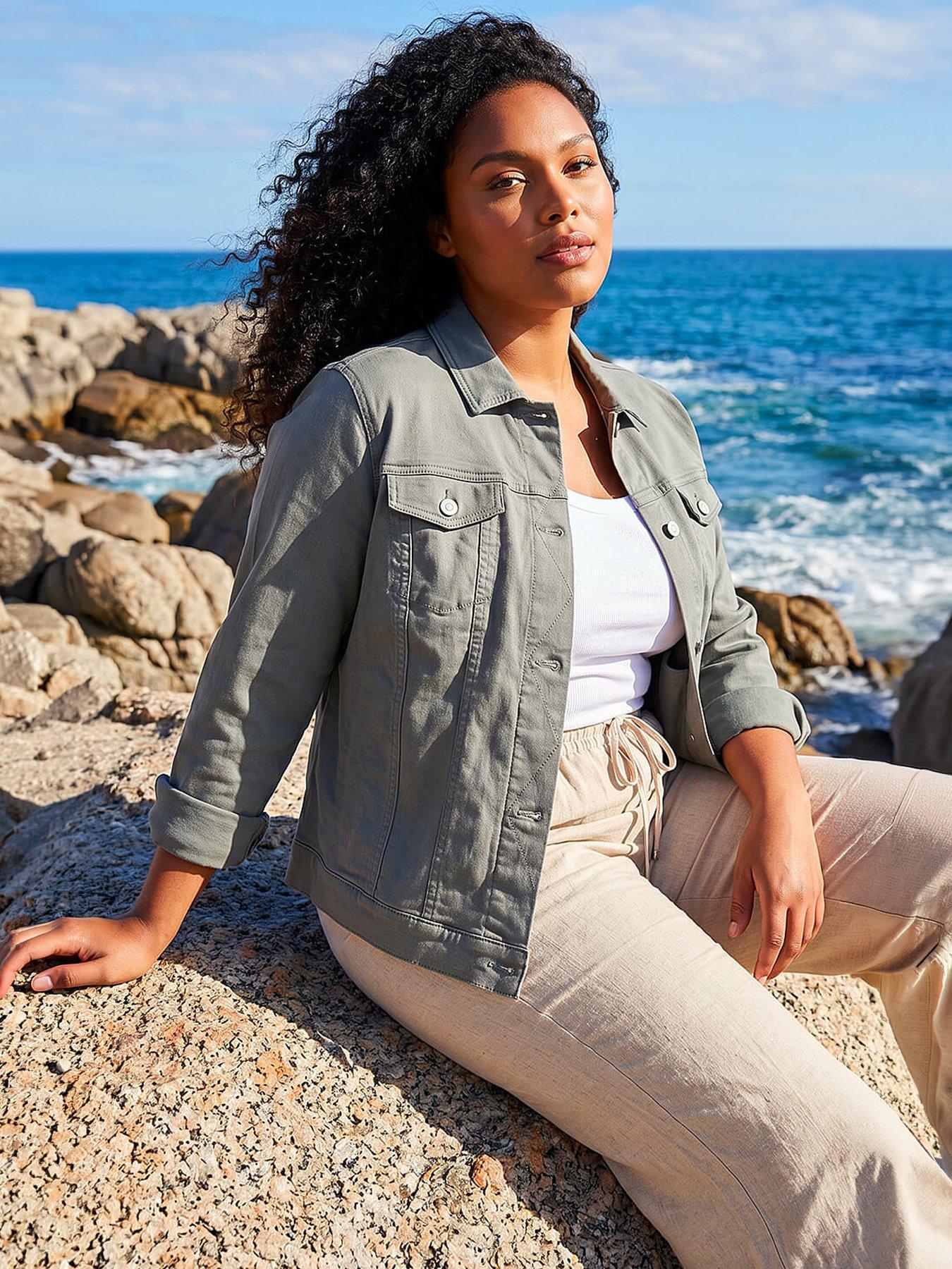 Image 1 of 4 of Roman Curve Bengaline Pocket Jacket