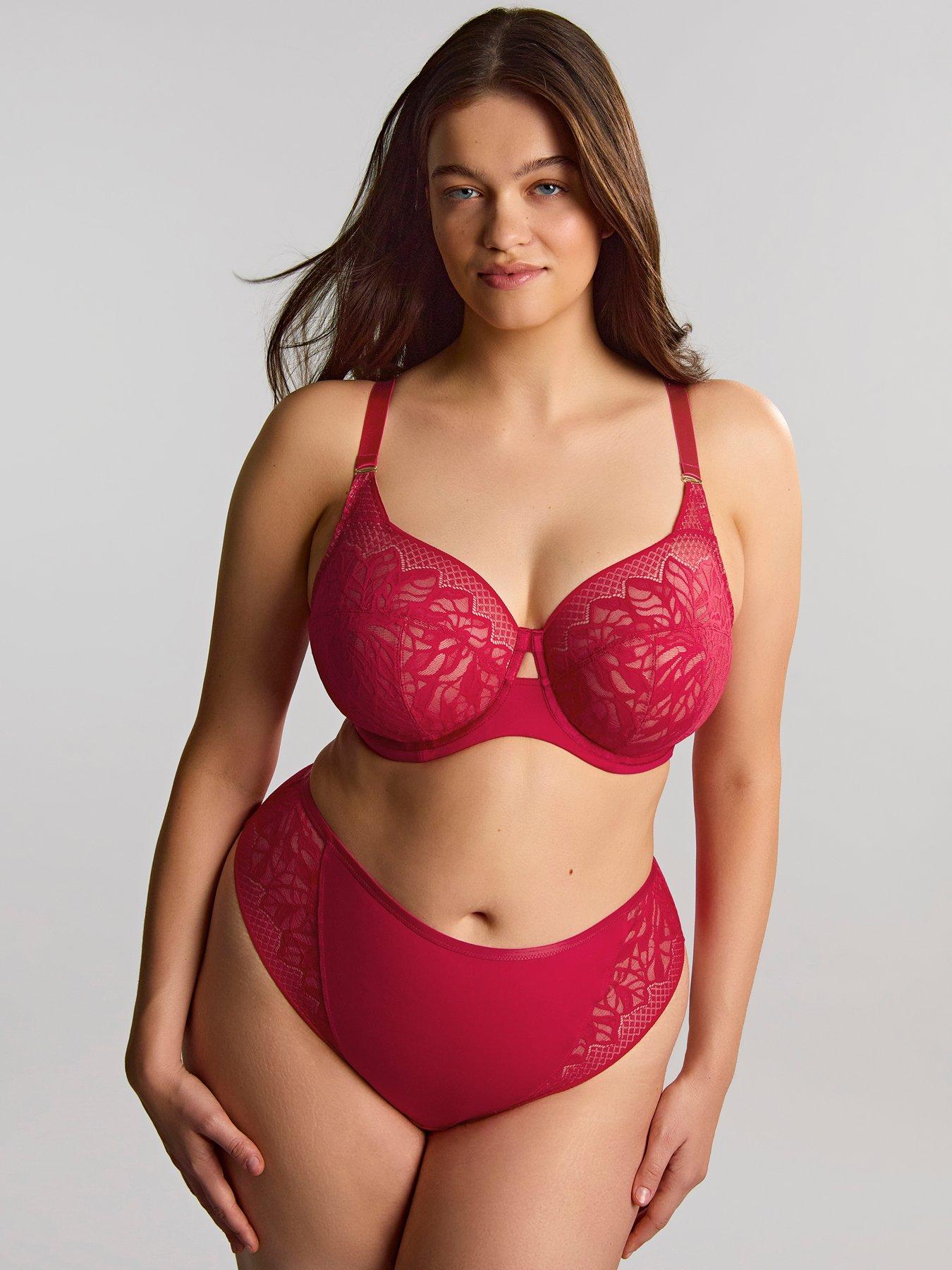 Sculptresse by Panache Sculptresse  Sophia Raspberry Brazilian Brief - Raspberry