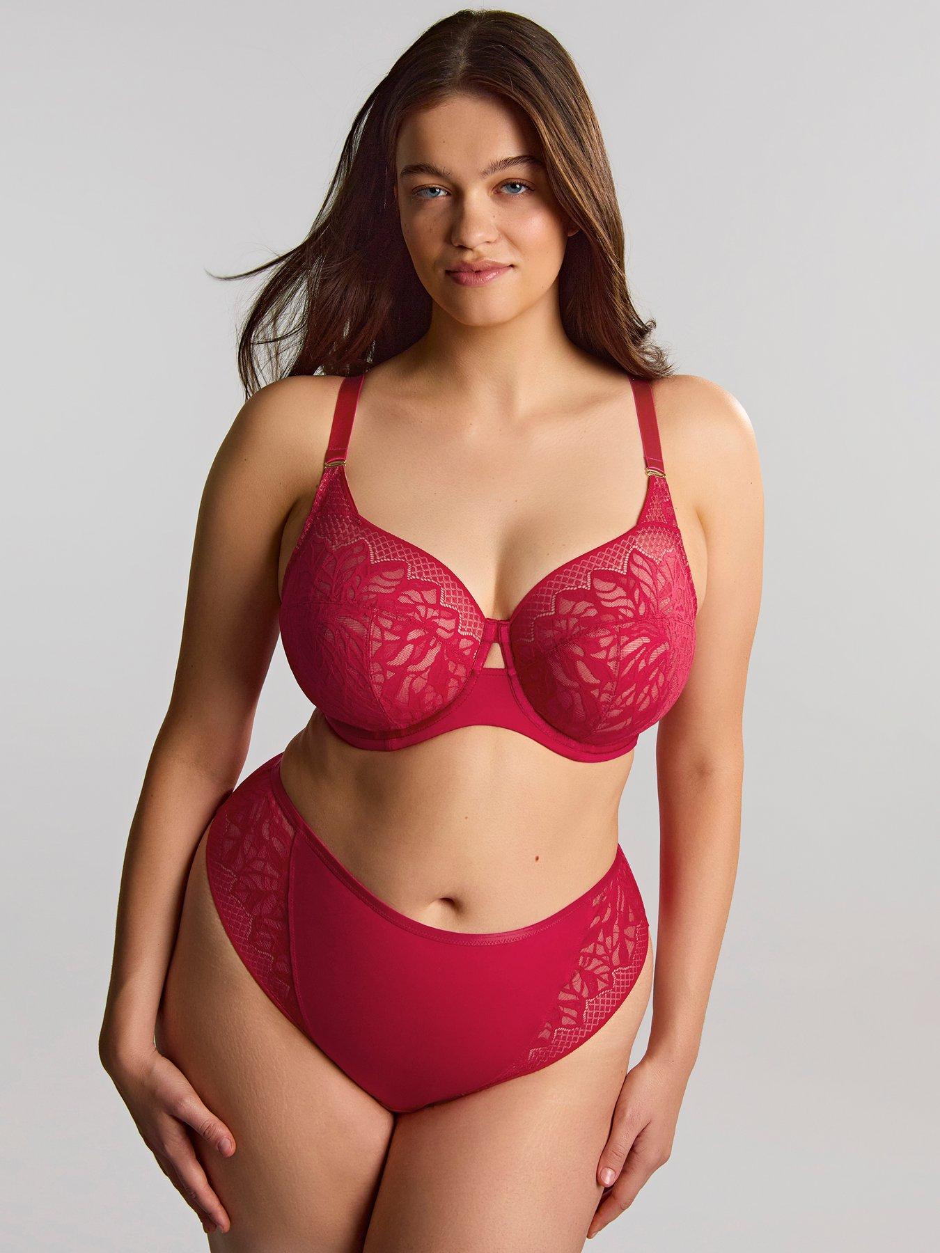 Sculptresse by Panache Sculptresse Sophia Full Cup Raspberry Underwired Bra - Raspberry