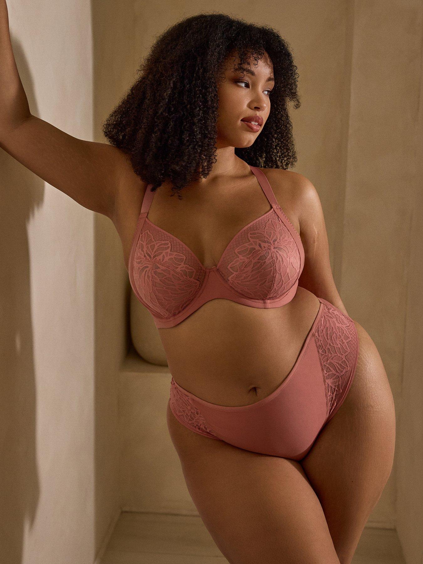 Image 3 of 4 of Sculptresse by Panache Sculptresse Sophia Plunge Sienna Rose Underwired Bra - Sienna Rose