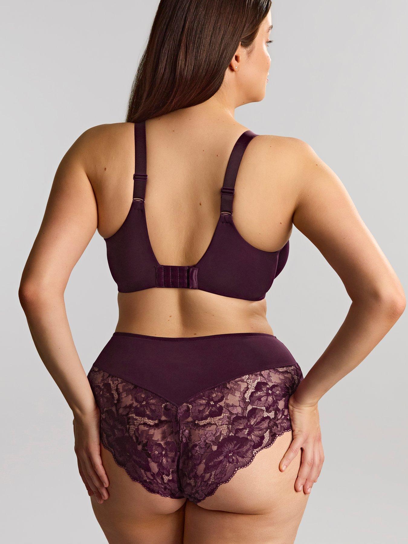 Image 2 of 6 of Sculptresse by Panache Sculptresse Amara Full Cup Plum Underwired Bra - Plum