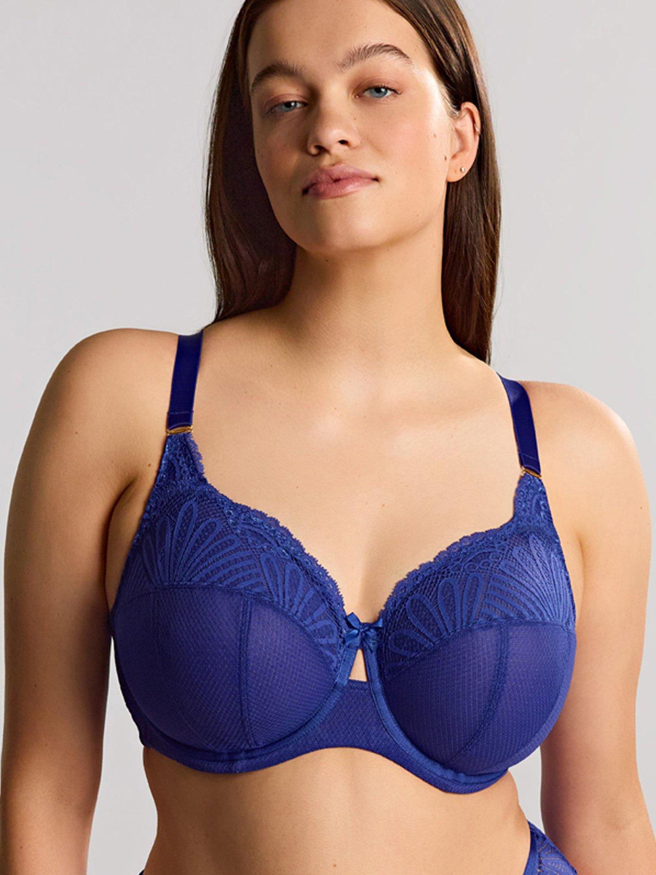 Sculptresse by Panache Sculptresse Entice Full Cup Indigo Underwired Bra - Indigo