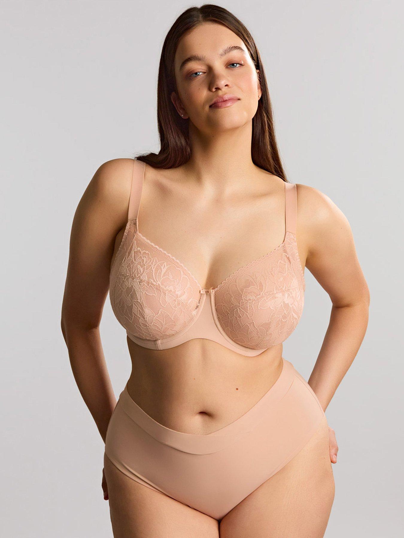 Image 1 of 4 of Sculptresse by Panache Sculptresse  Body Cameo Rose Deep Brief  - Cameo Rose