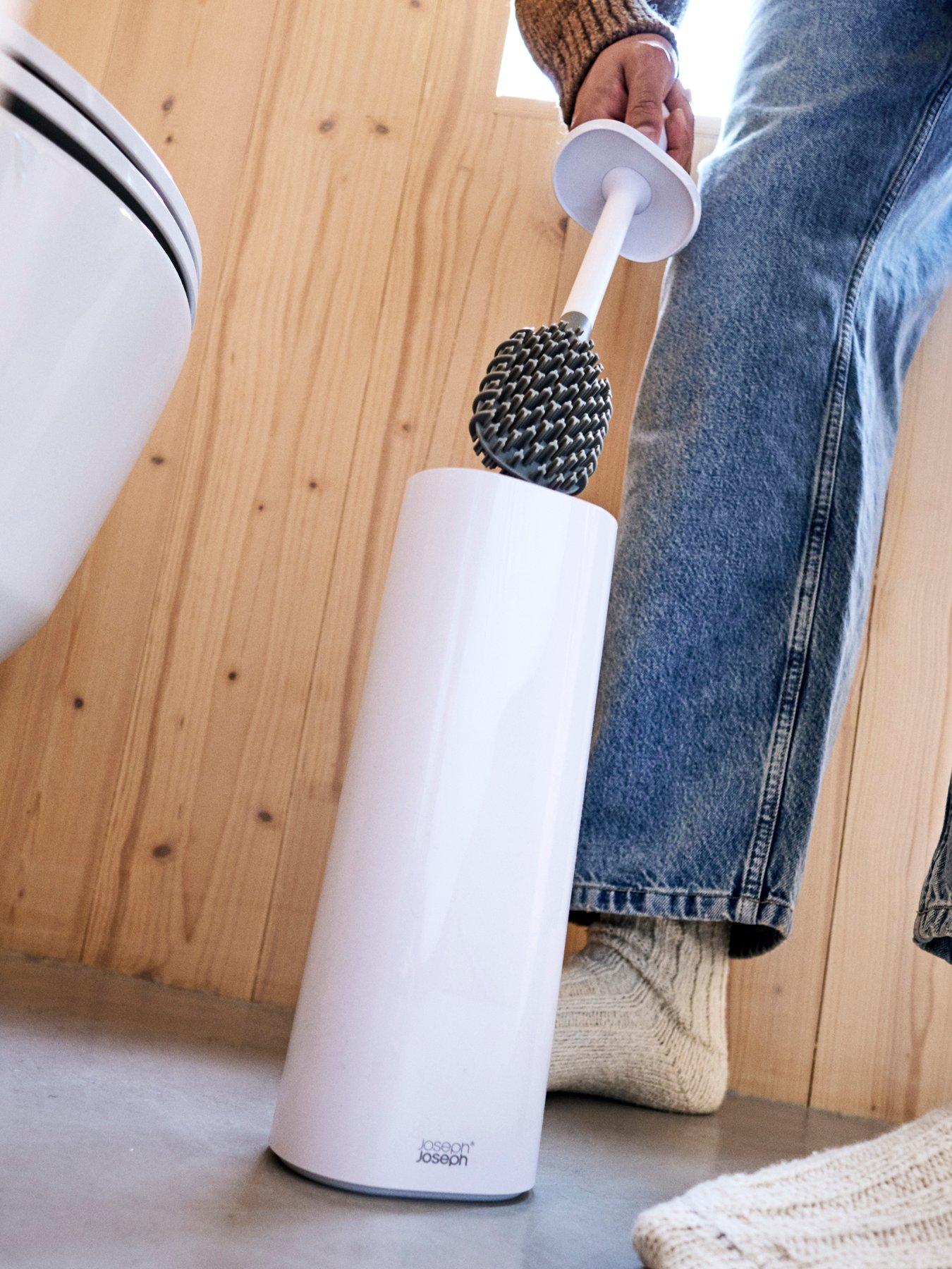 Image 1 of 7 of Joseph Joseph Flex Triblade Toilet Brush (white)
