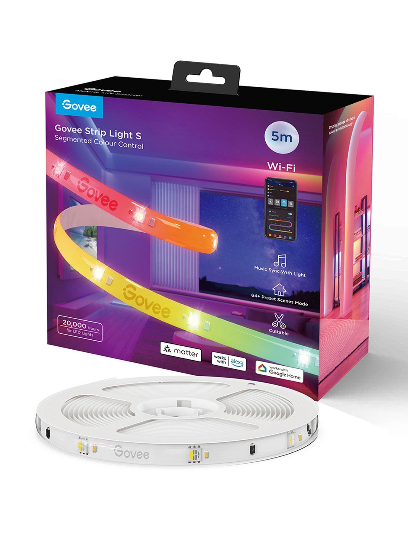 Govee Govee 10M Multi Colour Wi-Fi + Universal Bluetooth Led Strip Lights With Protective Coating