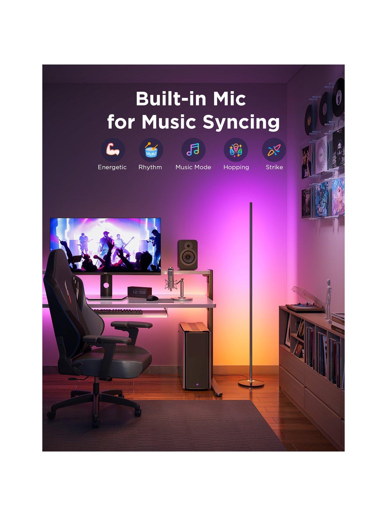 Image 2 of 7 of Govee Govee Smart Lite Multi Colour Corner Floor Lamp With Dynamic Programmes