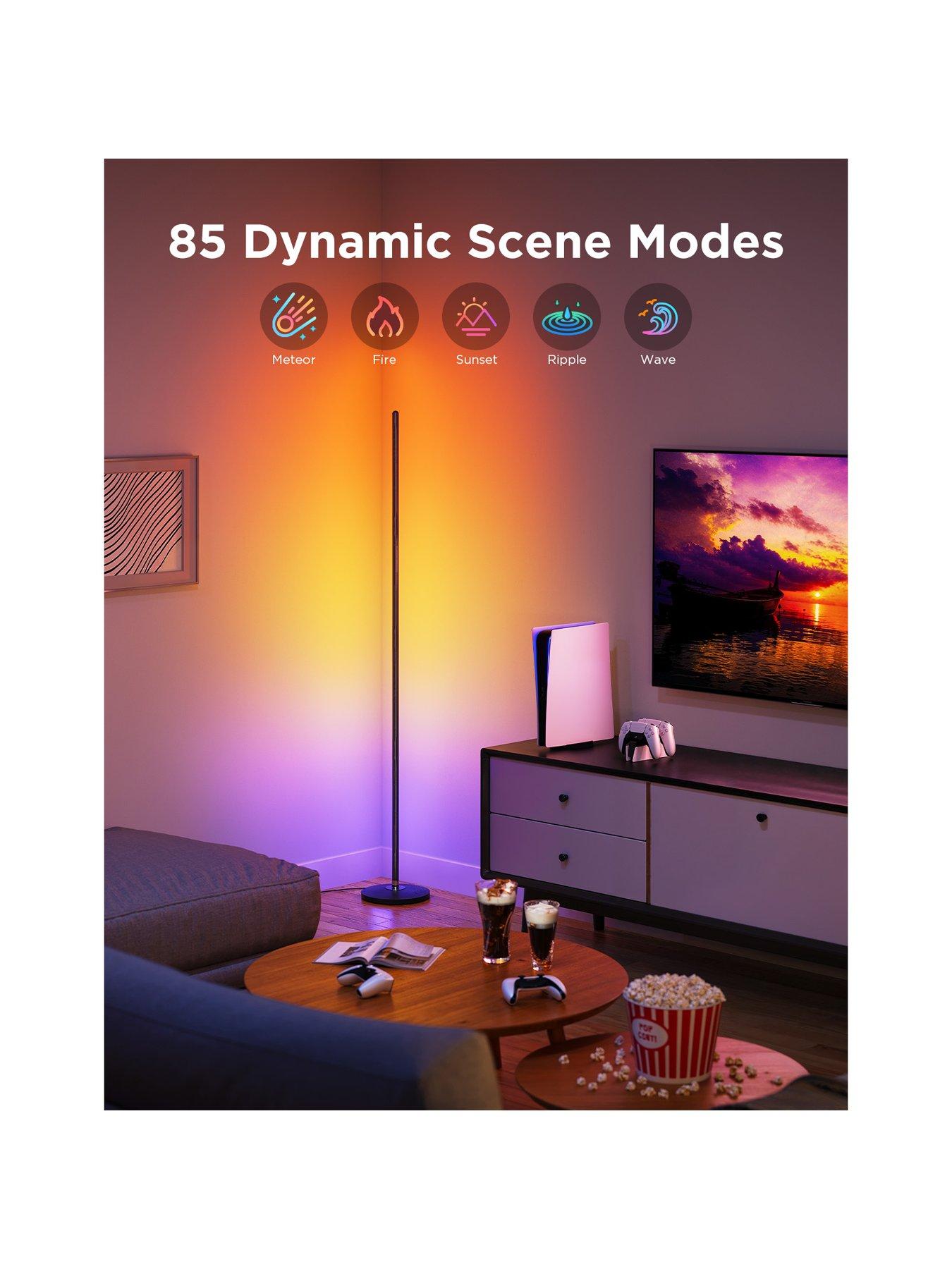 Image 6 of 7 of Govee Govee Smart Lite Multi Colour Corner Floor Lamp With Dynamic Programmes