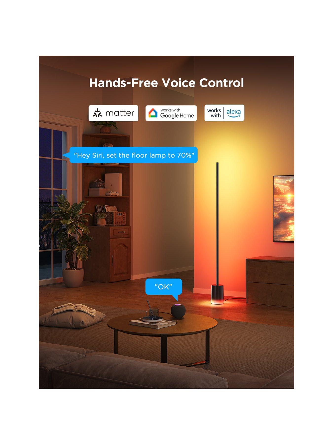 Image 2 of 7 of Govee Govee Smart Multi Colour Corner Floor Lamp With Dynamic Programmes