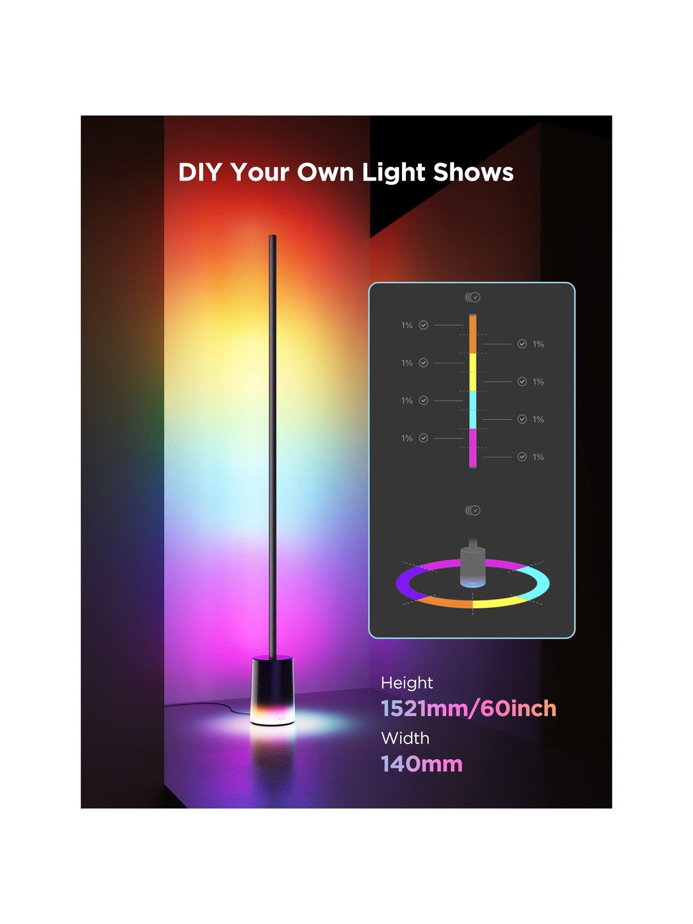 Image 5 of 7 of Govee Govee Smart Multi Colour Corner Floor Lamp With Dynamic Programmes