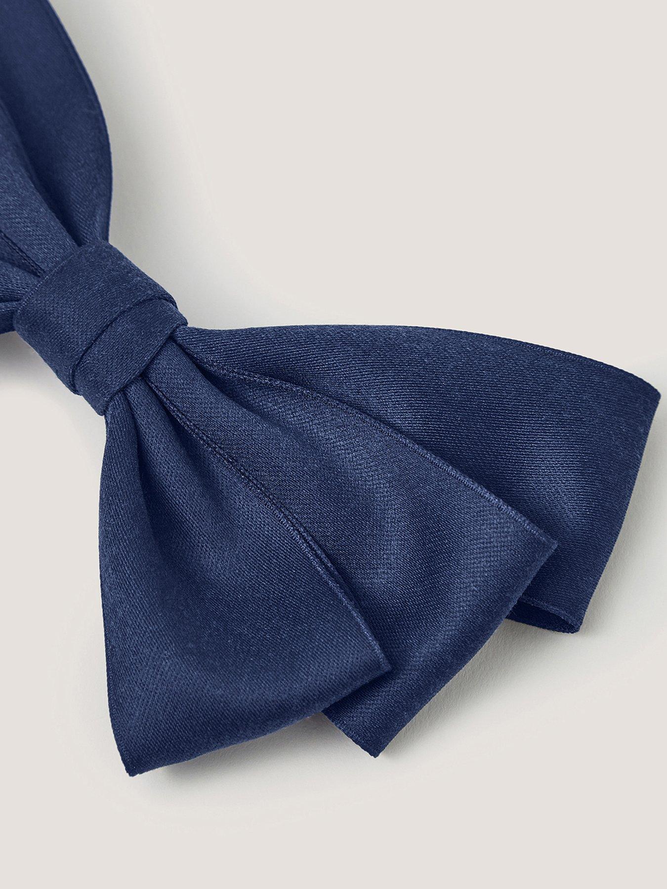Image 3 of 3 of Monsoon Girls School Layered Bow Hair Clip - Navy