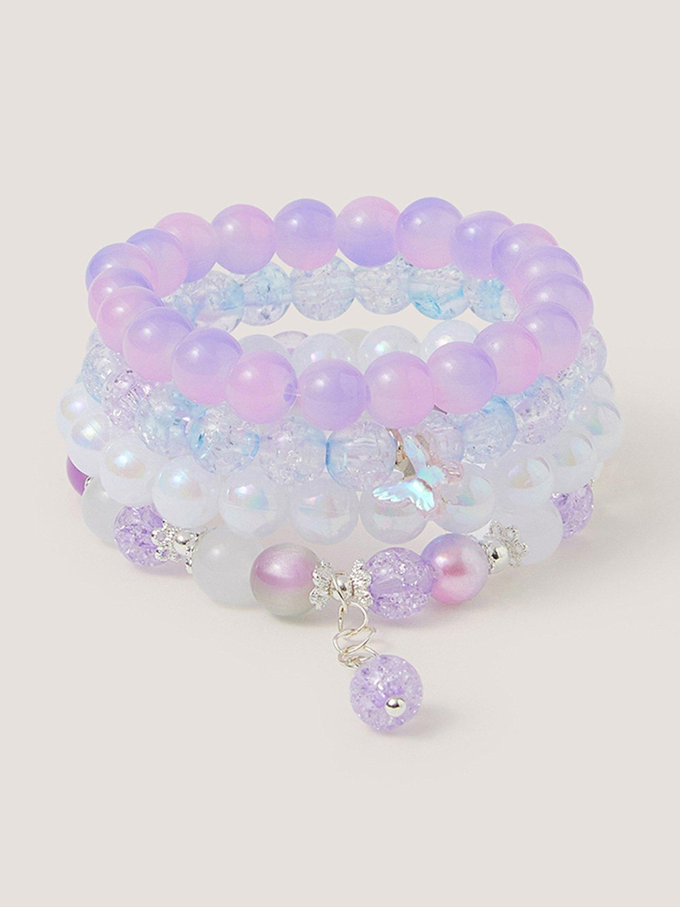 Image 1 of 2 of Monsoon Girls 4 Pack Dreamy Ombre Bracelets - Multi