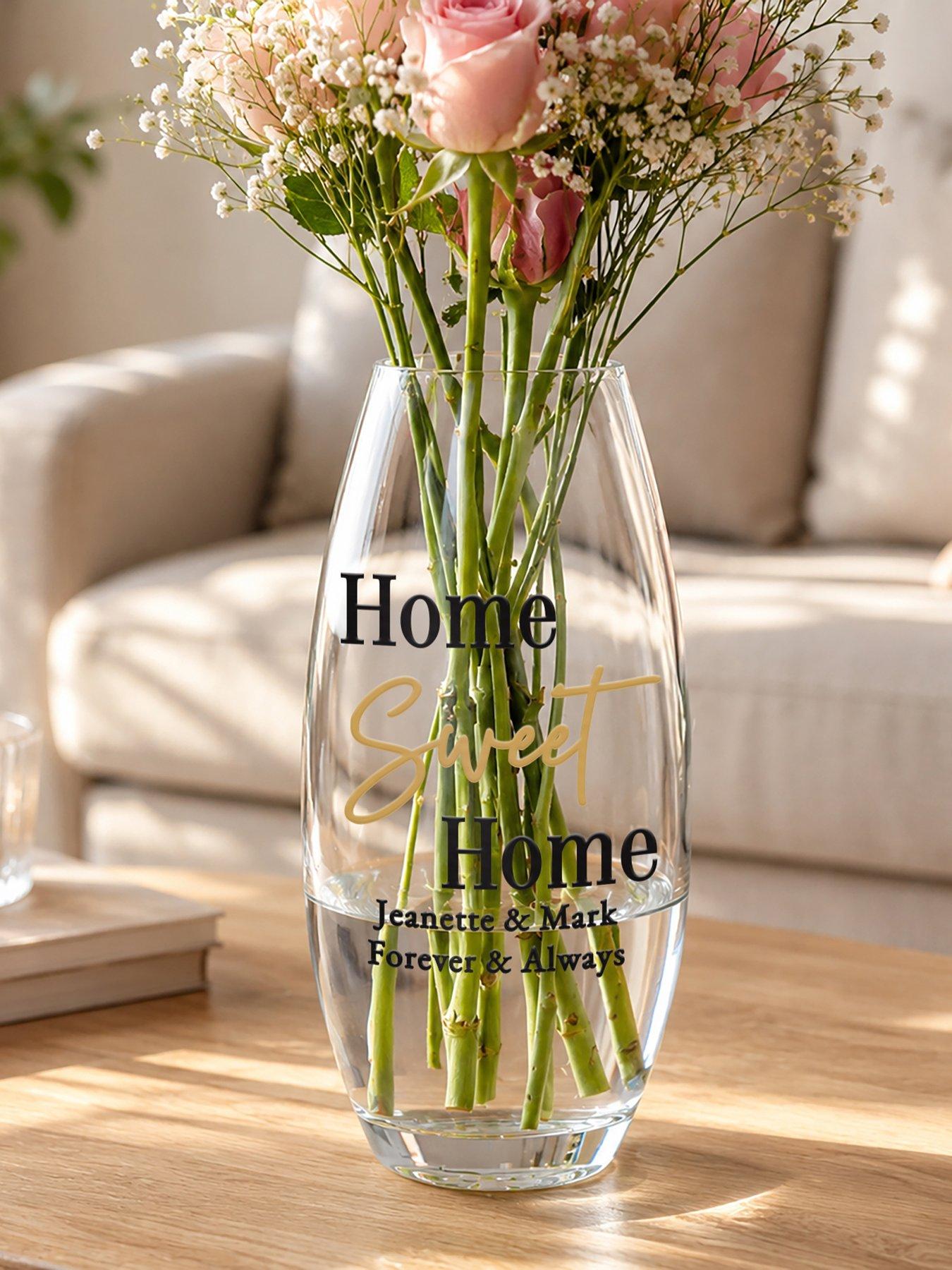 The Personalised Memento Company Personalised Glass Vase