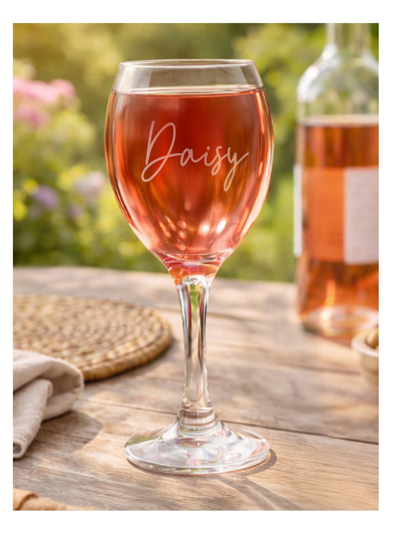 The Personalised Memento Company Personalised Name Wine Glass