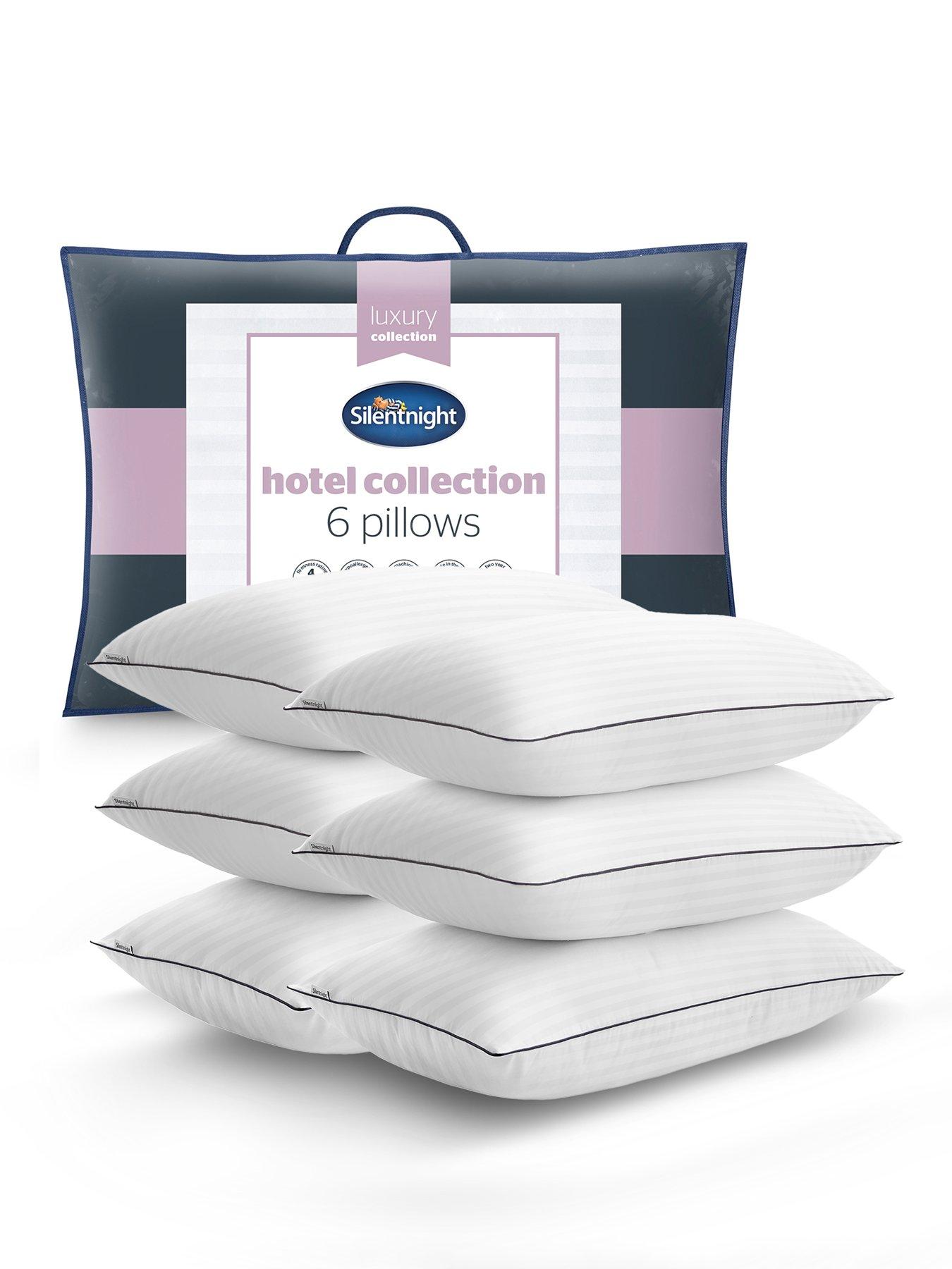 Image 1 of 7 of Silentnight Silentnight Hotel Collection Piped Pillows - 6 Pack
