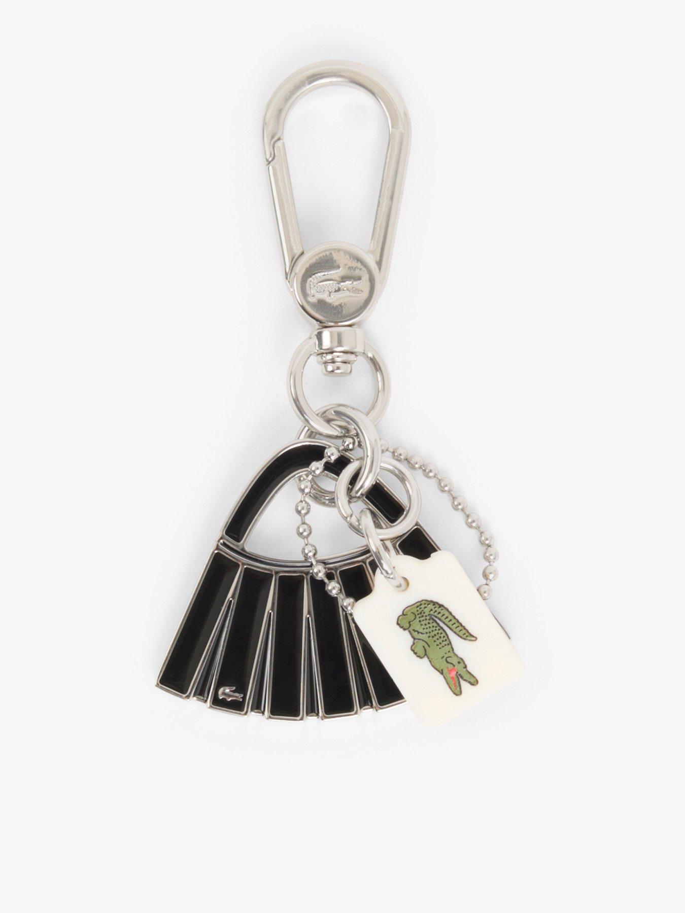 Lacoste Lenglen L Charms Key Ring - Black