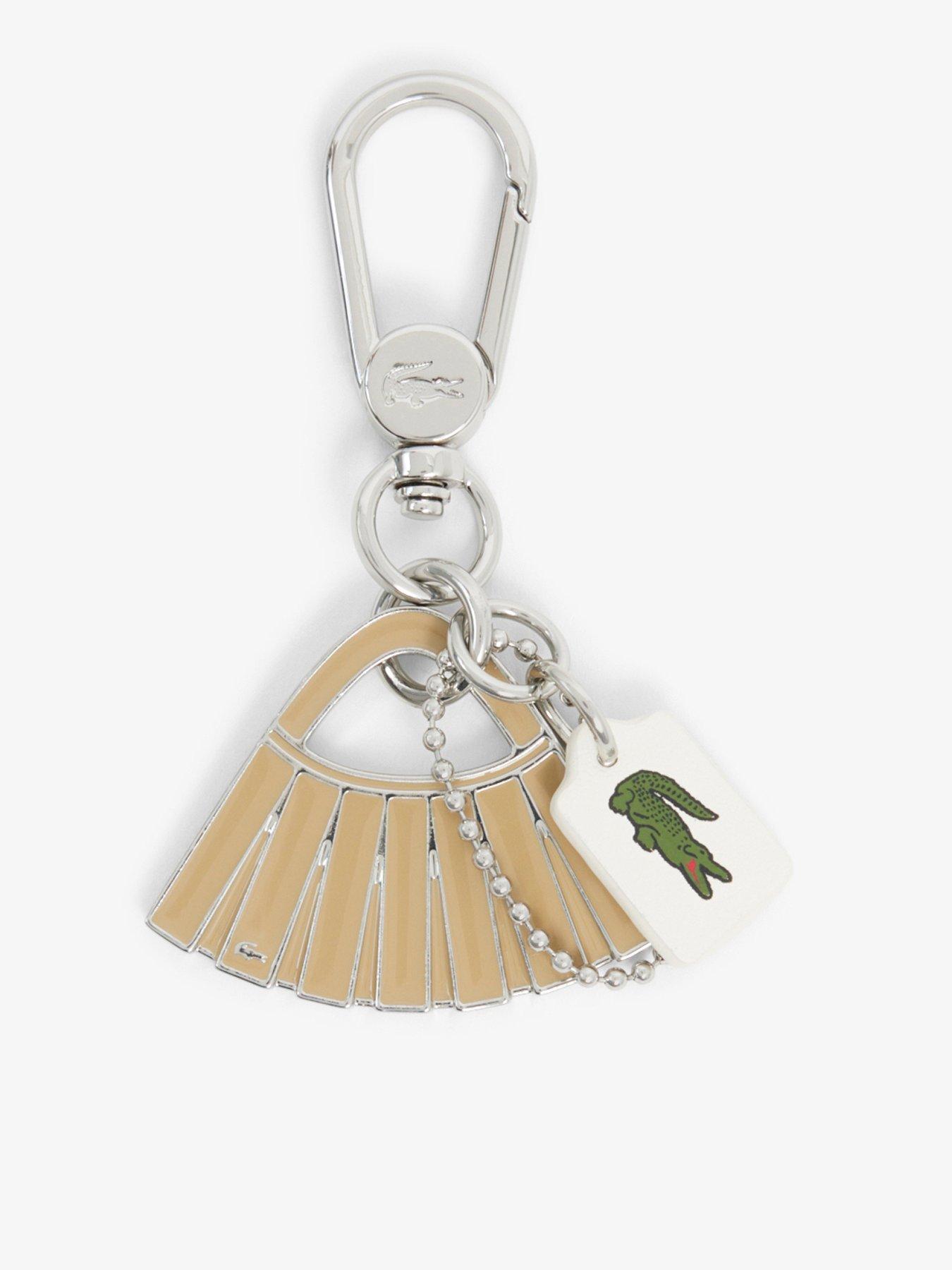 Lacoste Lenglen L Charms Key Ring - Gold