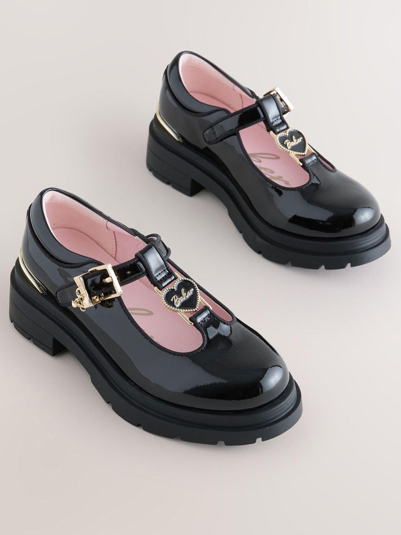 Ted Baker Older Girls T-Bar Chunky Mary Jane Shoes - Black