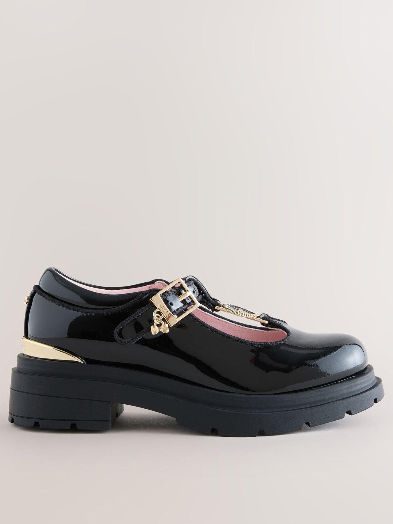 Image 1 of 6 of Ted Baker Older Girls T-bar Chunky Mary Jane Shoes - Black