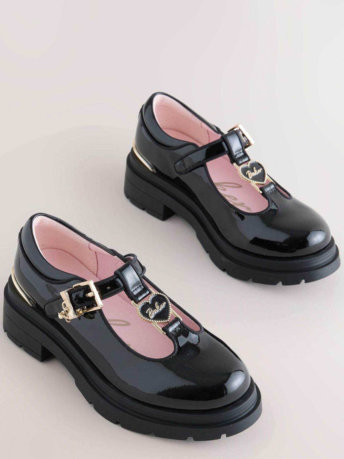 Image 3 of 6 of Ted Baker Older Girls T-bar Chunky Mary Jane Shoes - Black