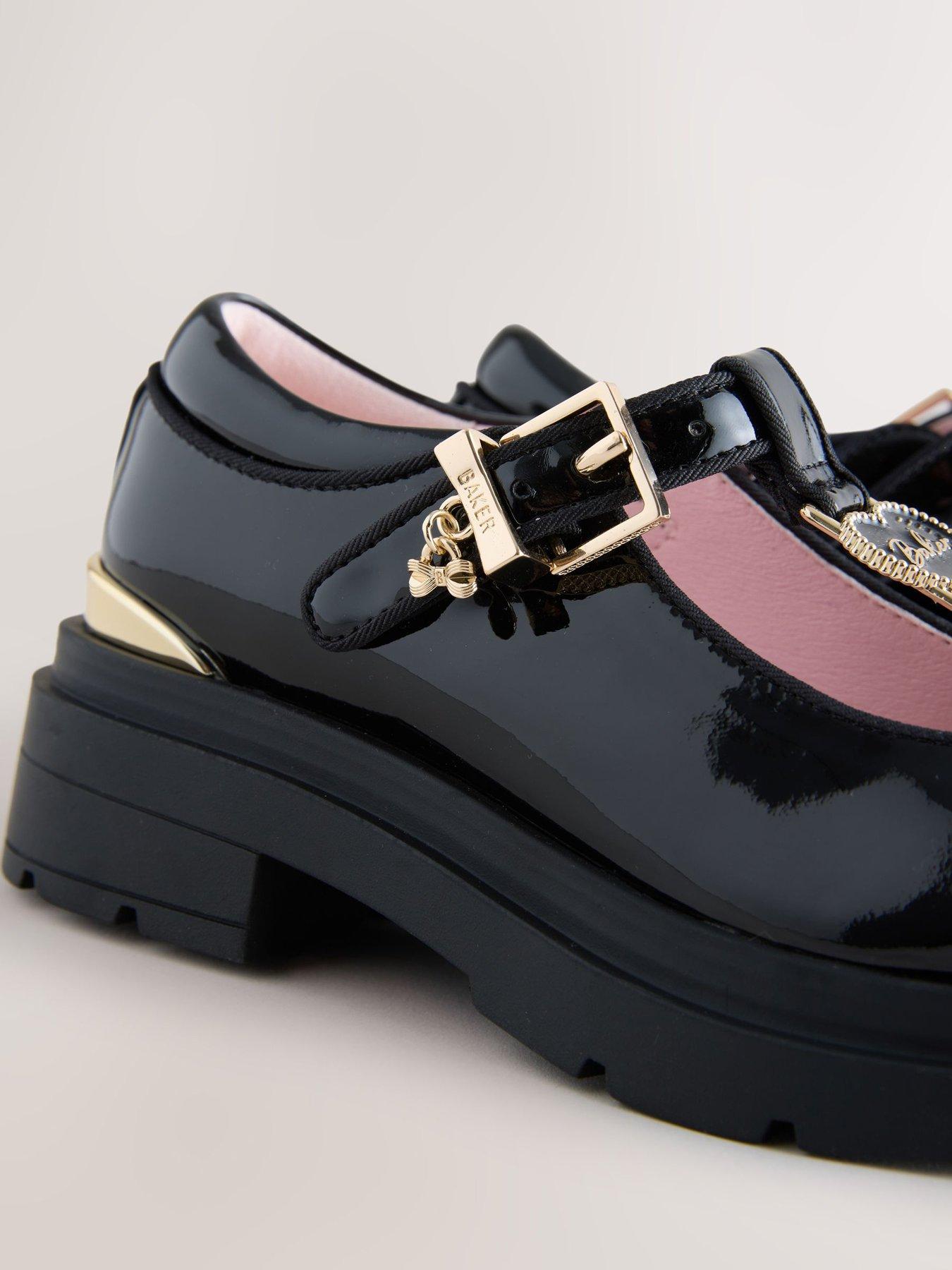 Image 5 of 6 of Ted Baker Older Girls T-bar Chunky Mary Jane Shoes - Black