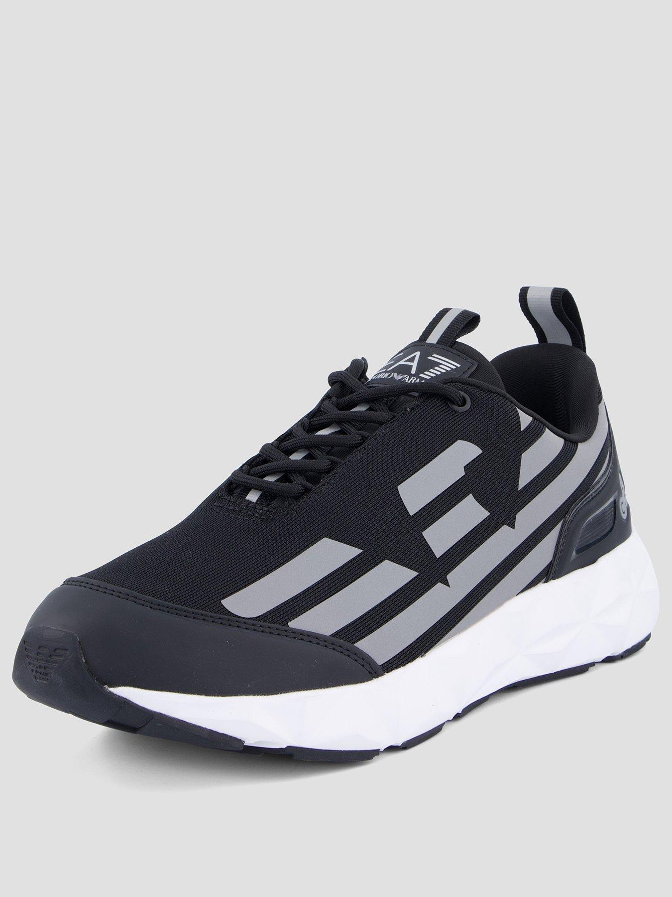 Image 2 of 7 of EA7 Emporio Armani Mens Ultimate C2 Kombat Chunky Sole Lace-Up Trainers - Black