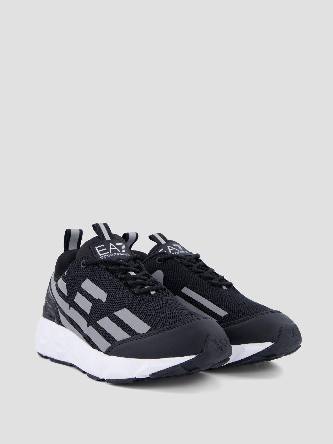 Image 6 of 7 of EA7 Emporio Armani Mens Ultimate C2 Kombat Chunky Sole Lace-Up Trainers - Black