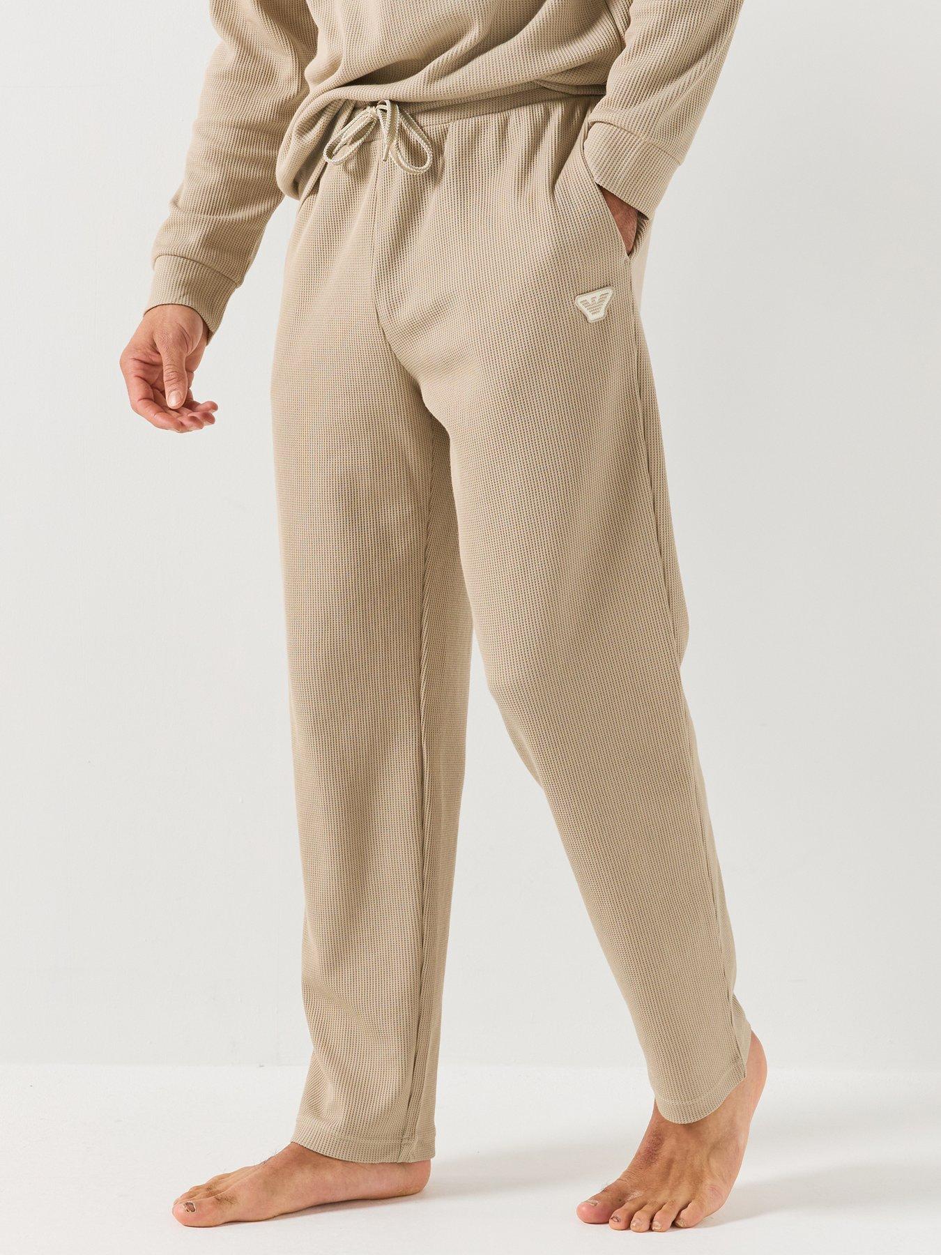 Image 1 of 5 of Emporio Armani Bodywear Emporio Armani Bodywear Waffle Terry Lounge Pants