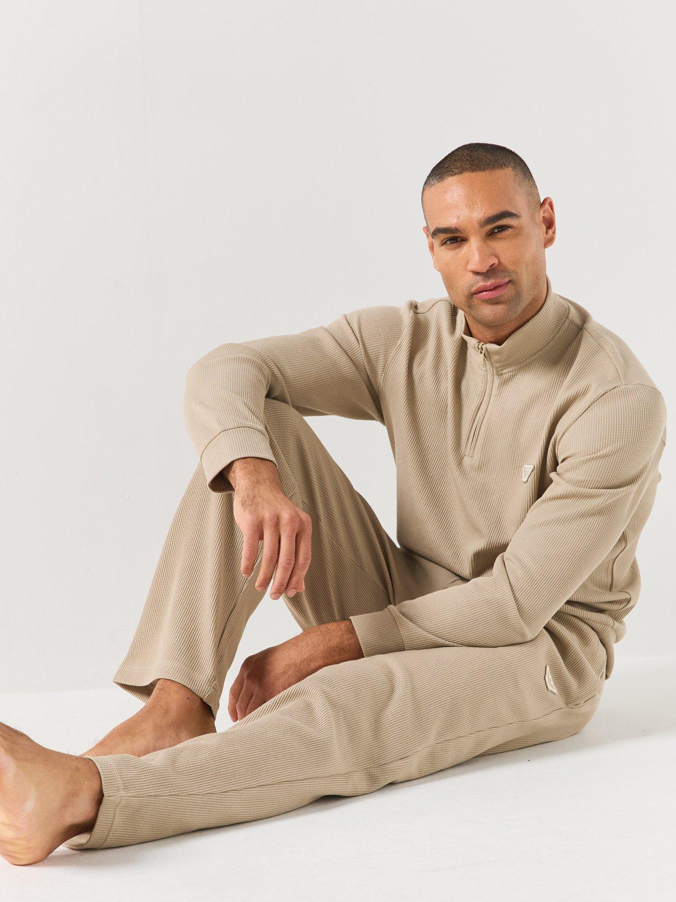 Image 4 of 5 of Emporio Armani Bodywear Emporio Armani Bodywear Waffle Terry Lounge Pants