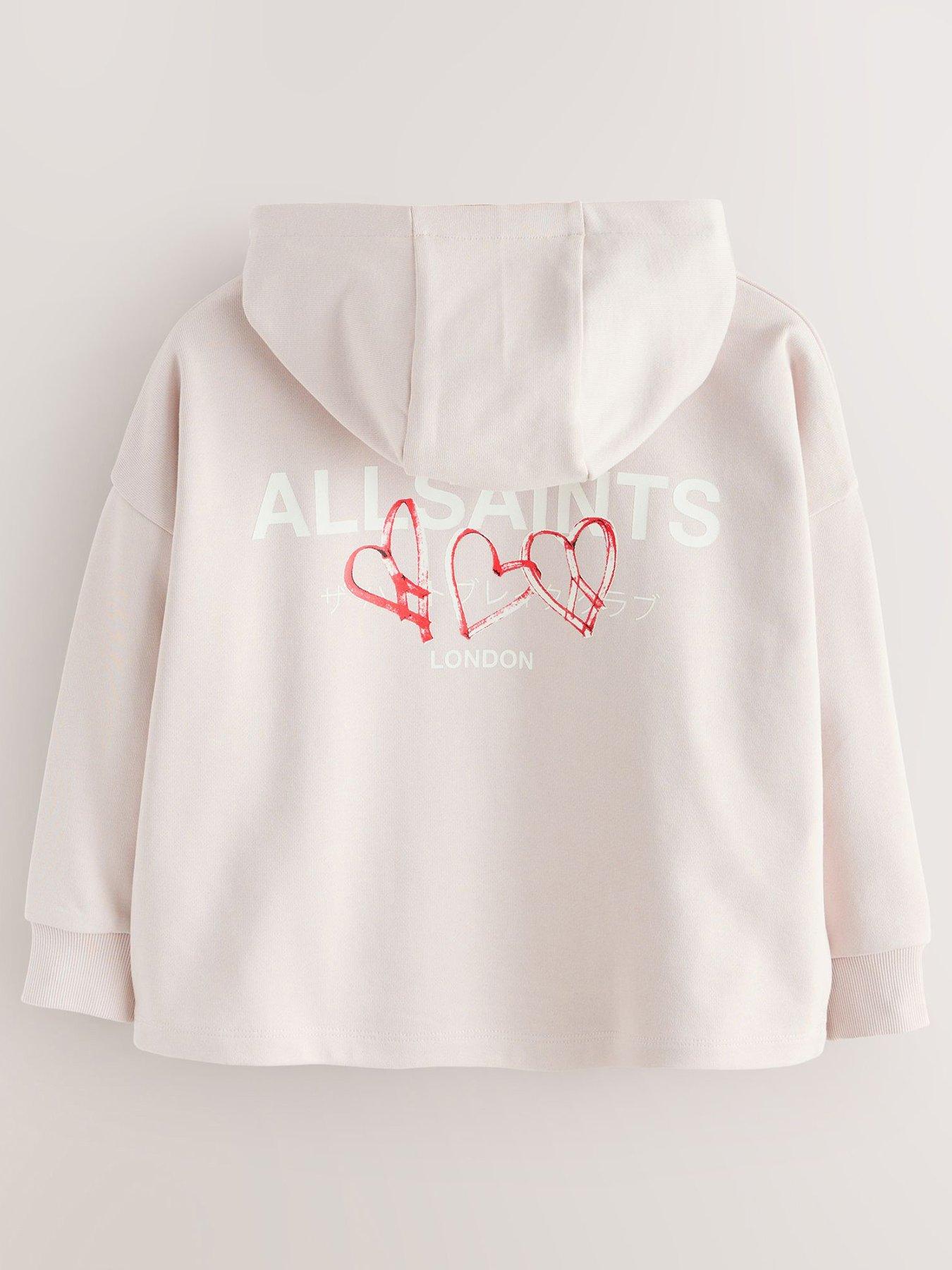 Image 3 of 6 of smALLSAINTS Girls' Amore Underground Graphic Hoodie - Pink