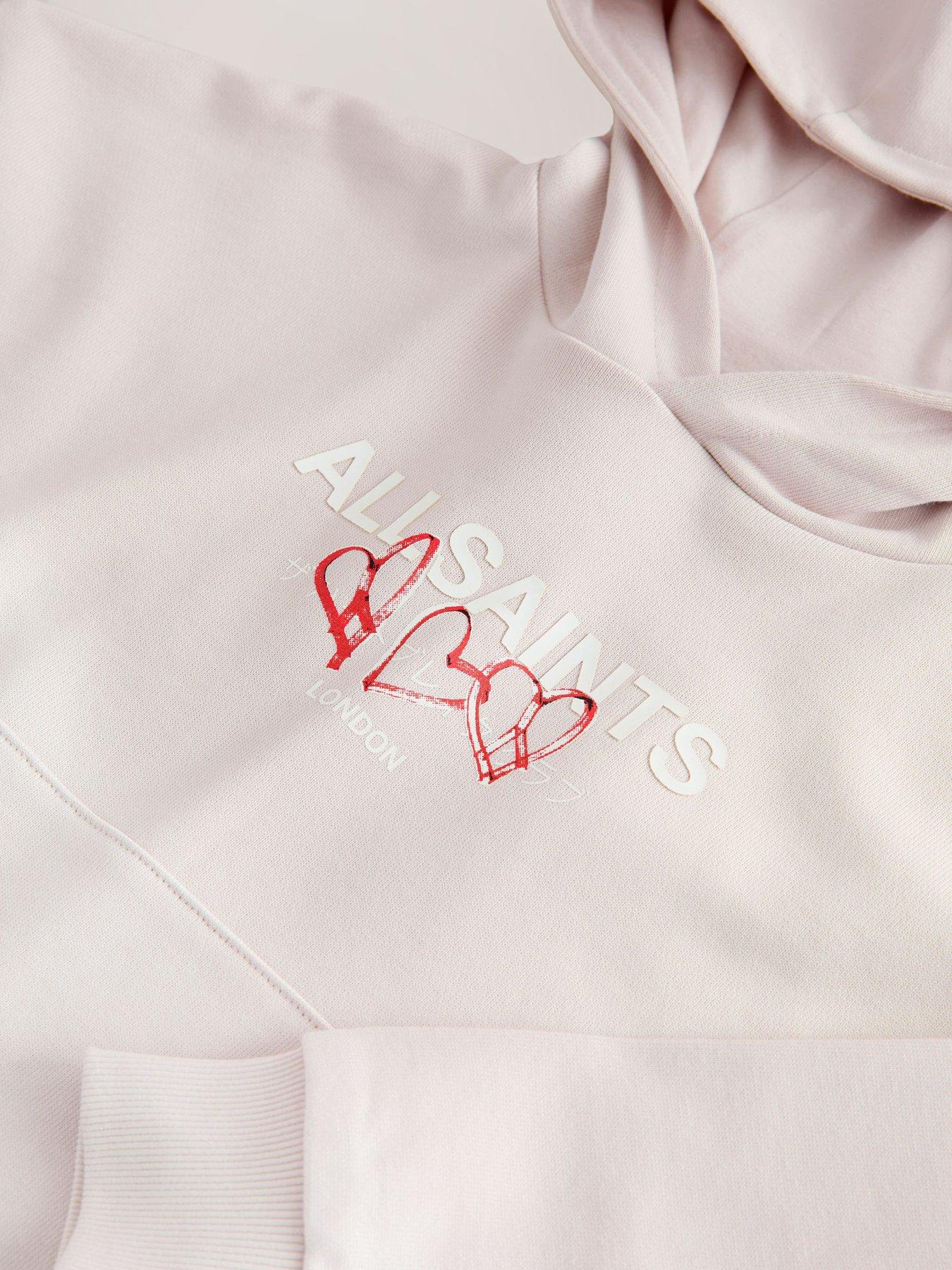 Image 4 of 6 of smALLSAINTS Girls' Amore Underground Graphic Hoodie - Pink