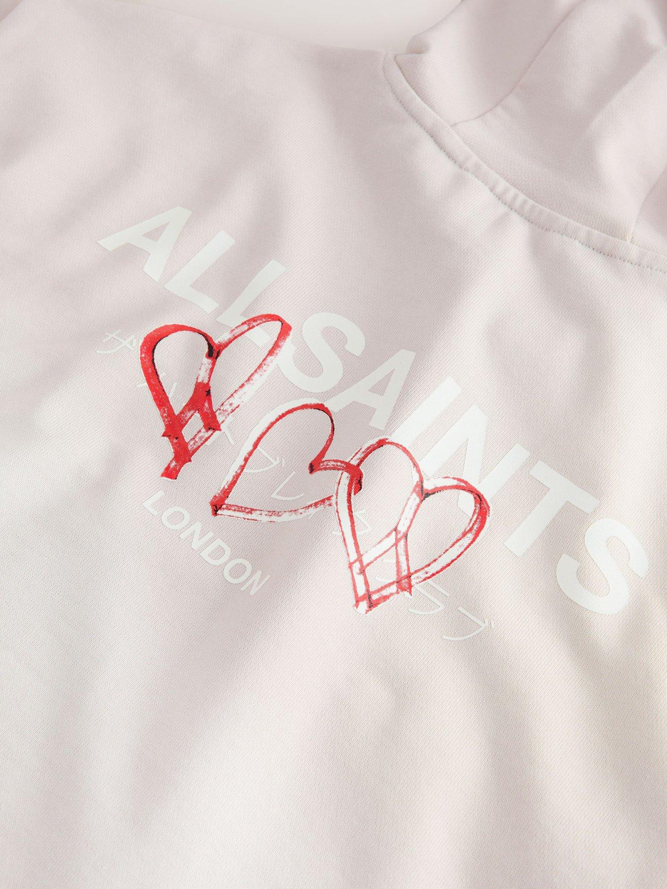 Image 5 of 6 of smALLSAINTS Girls' Amore Underground Graphic Hoodie - Pink