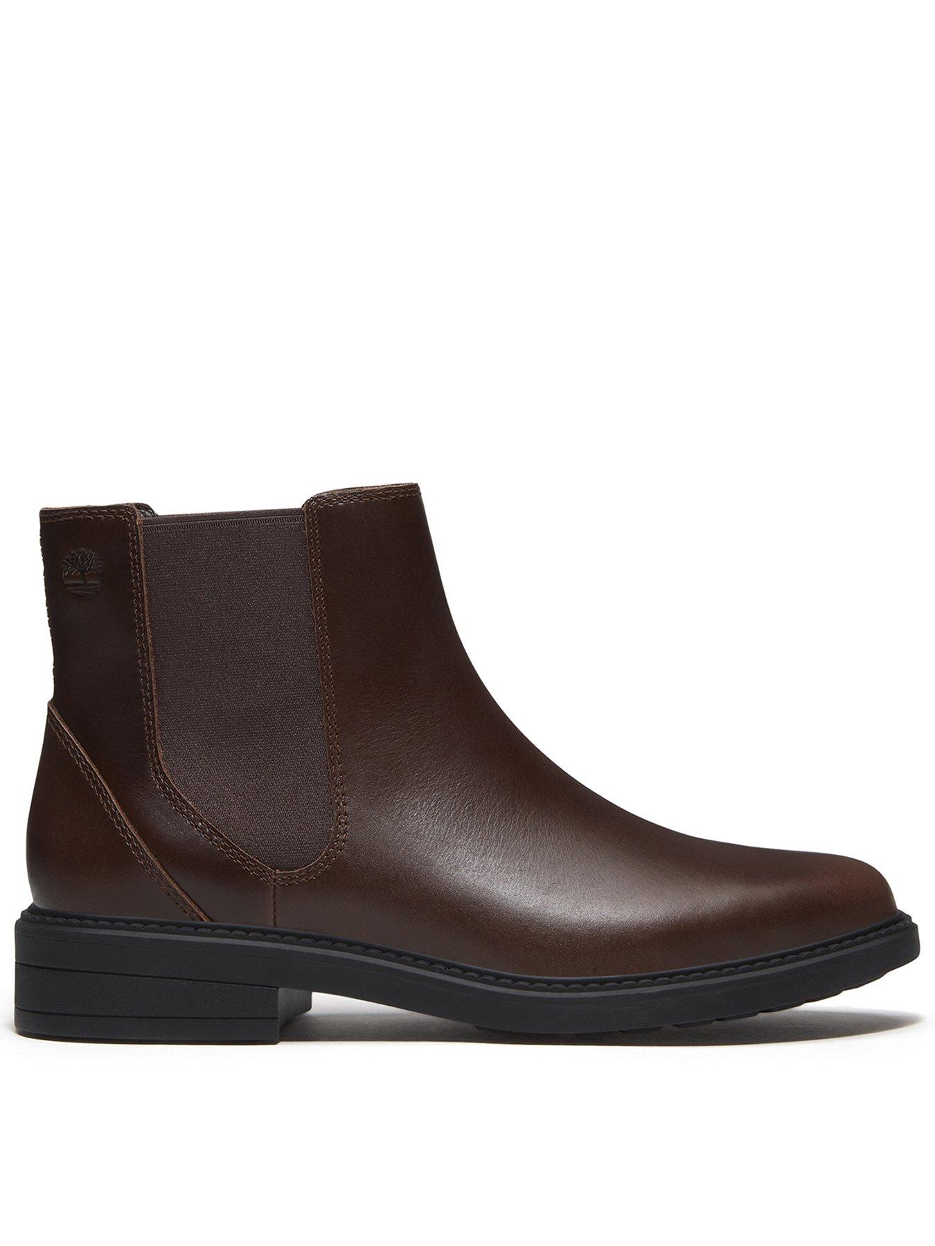 Timberland Stormbucks Mid Chelsea Boot Dark Brown Full Grain