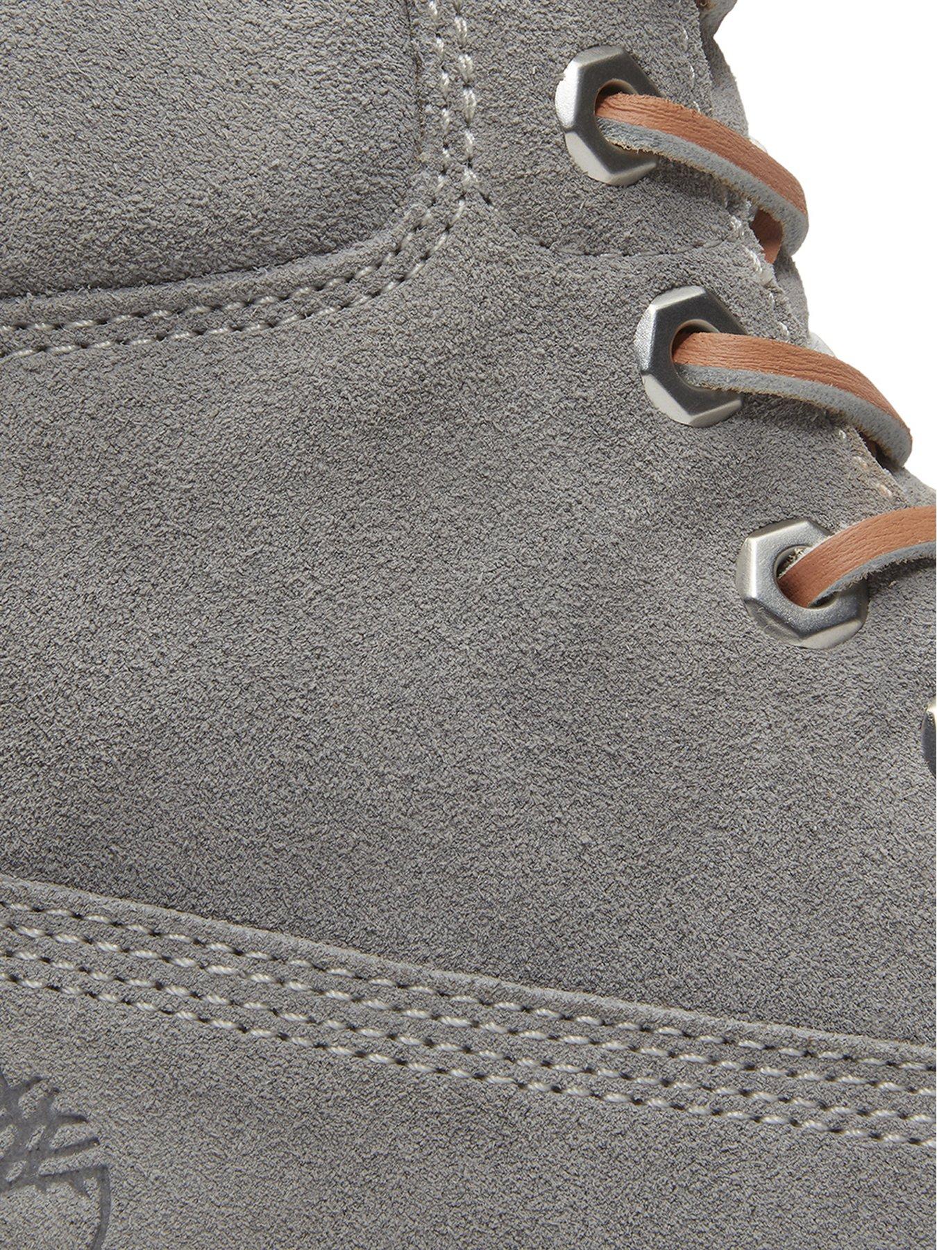Image 7 of 7 of Timberland Womens Premium Suede Lace-Up 6 Inch Boots - Grey