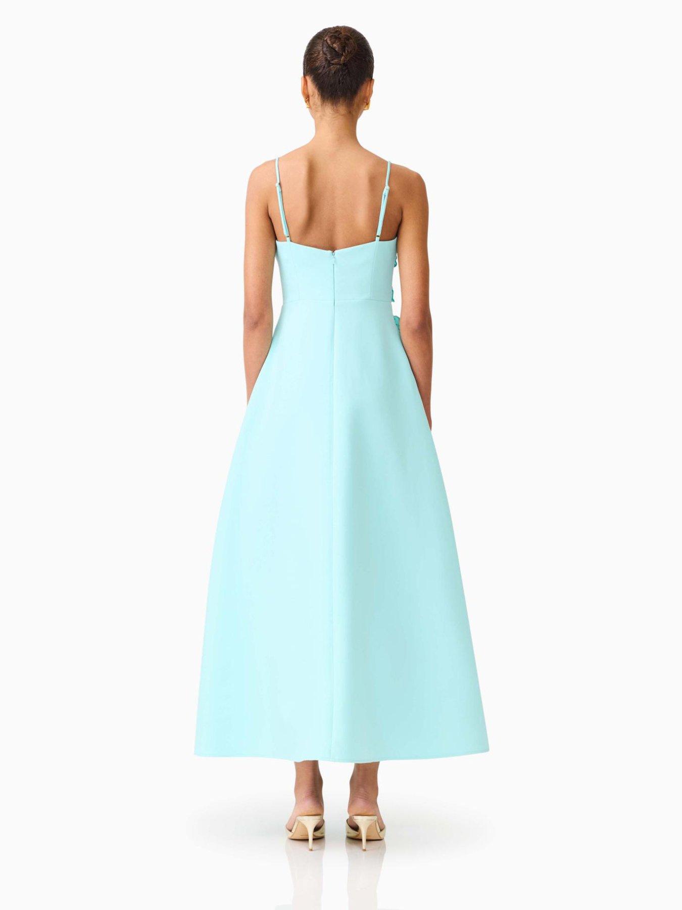 Image 2 of 7 of Elliatt Stella A Line Gown - Aqua Blue